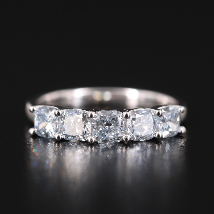 14K 1.65 CTW Lab Grown Diamond Band