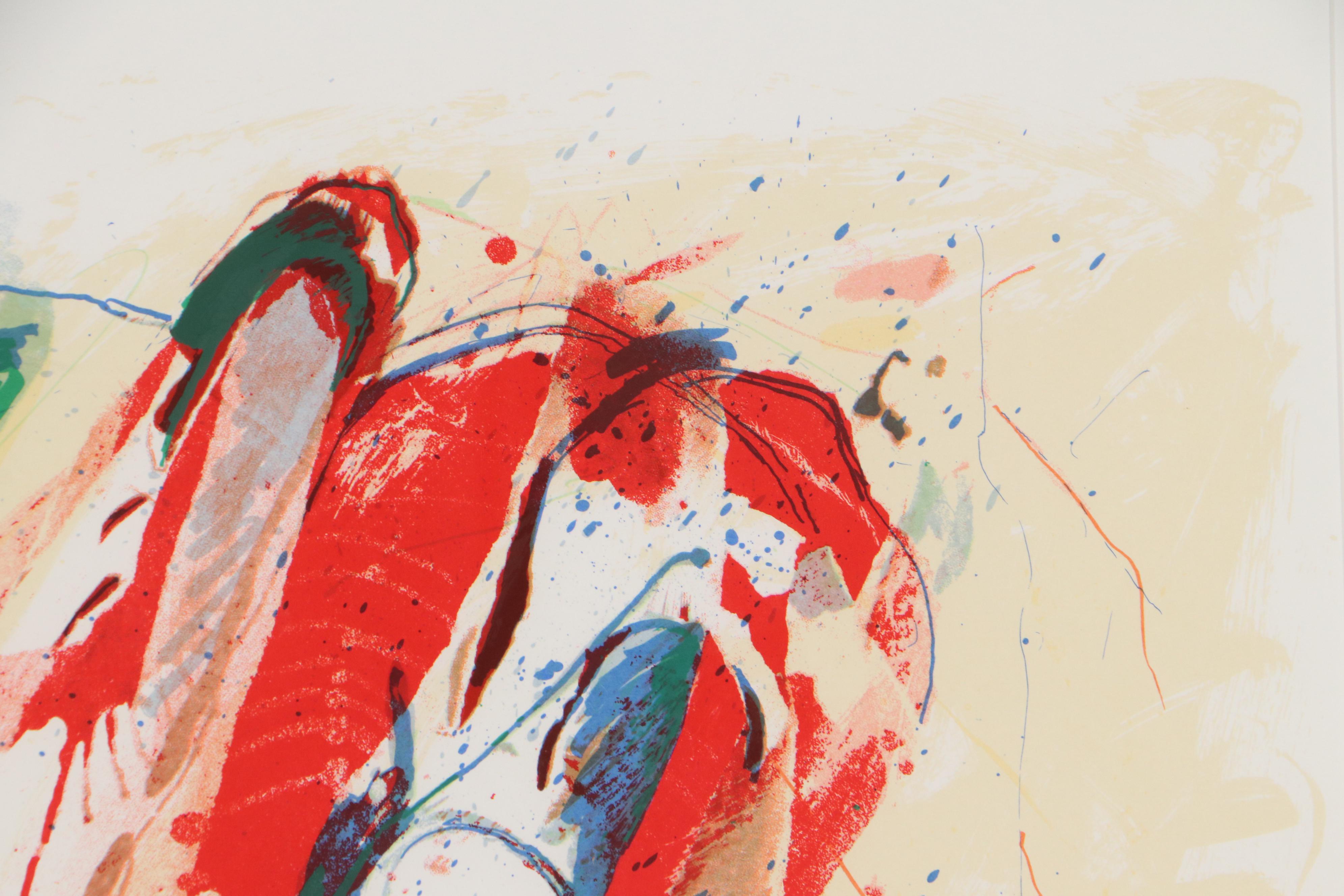 Hans Meyer Petersen Color Lithograph for Lincoln Center "Mostly Mozart Festival"