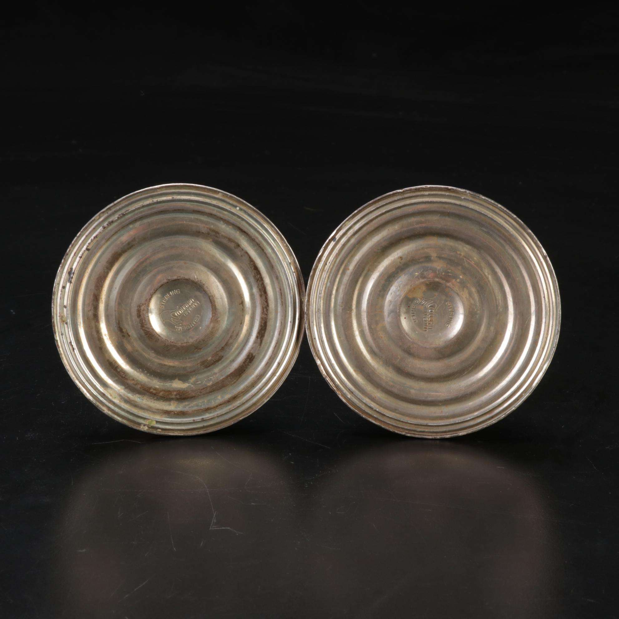 Columbia and Duchin Creation Weighted Sterling Candlesticks