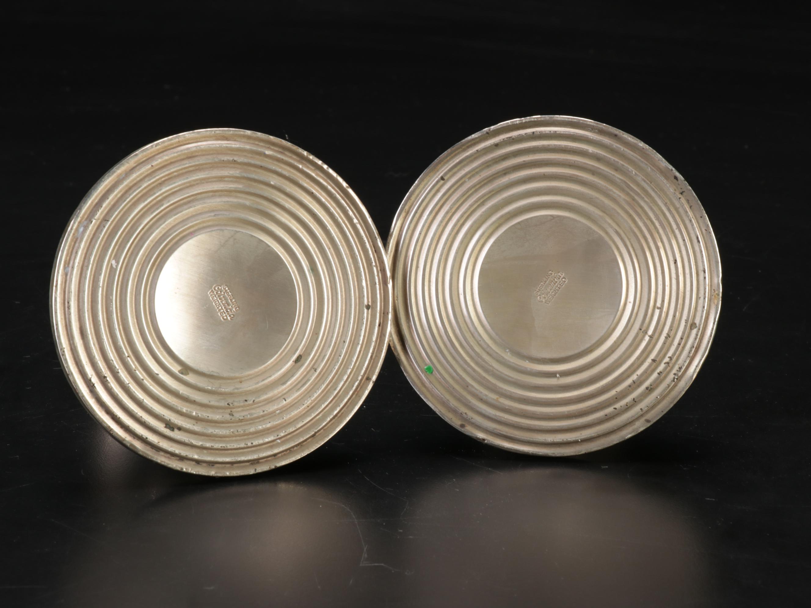 Columbia and Duchin Creation Weighted Sterling Candlesticks