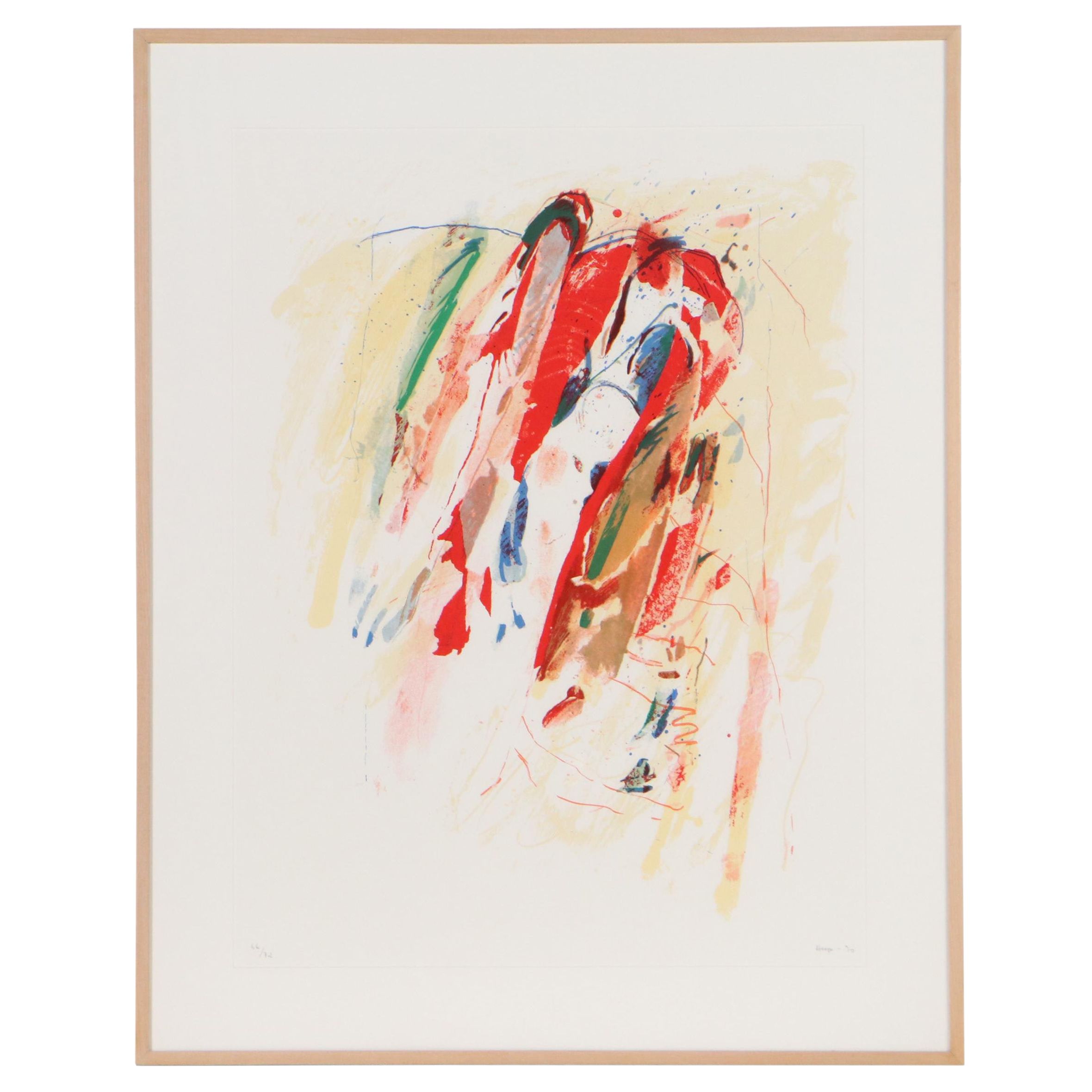 Hans Meyer Petersen Color Lithograph for Lincoln Center "Mostly Mozart Festival"