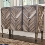 Hooker Furniture Living Room Chevron Console Table