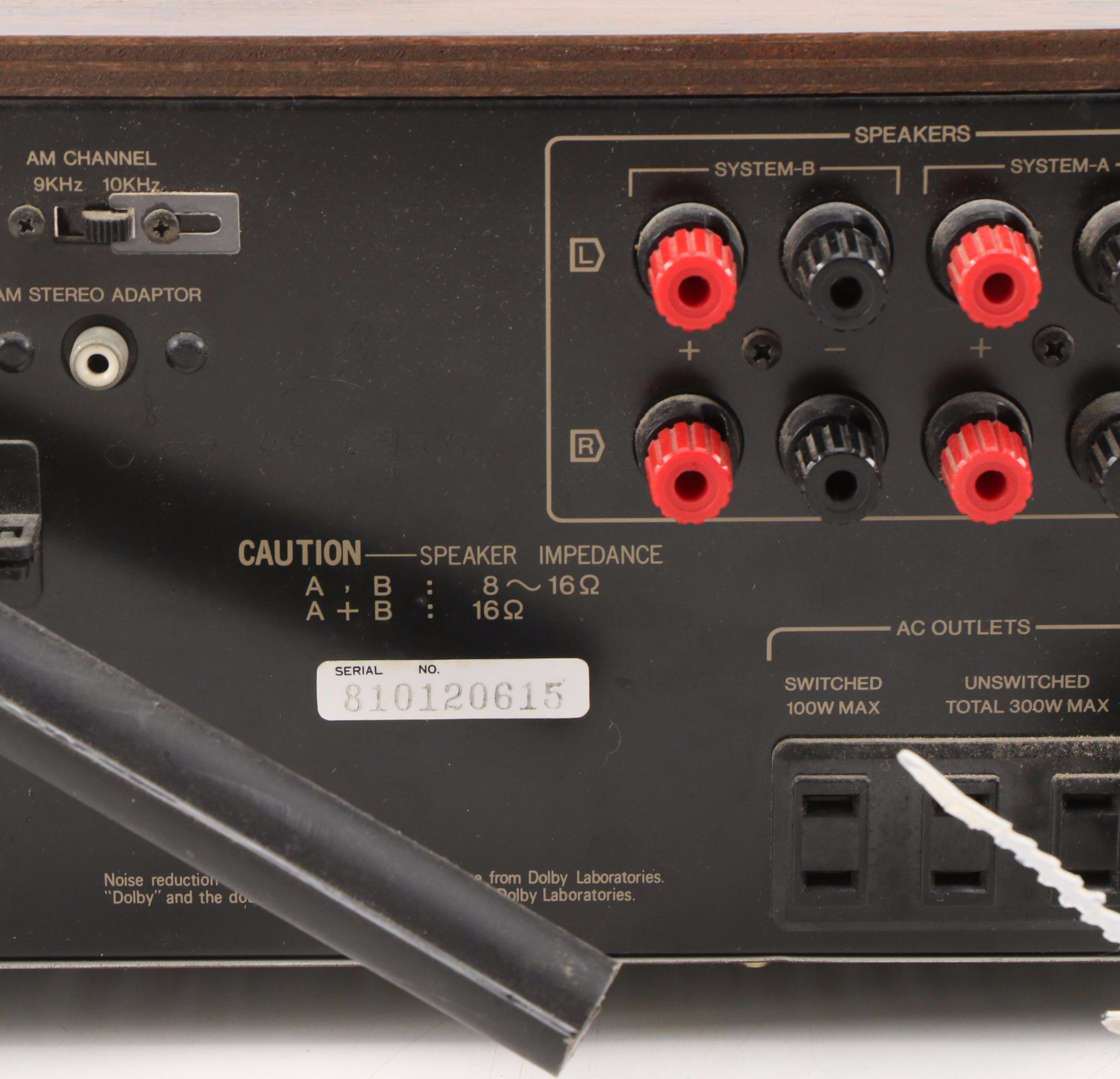 Sansui 8900ZDB Digital Quartz Synthesizer DC Stereo Receiver, 1980s