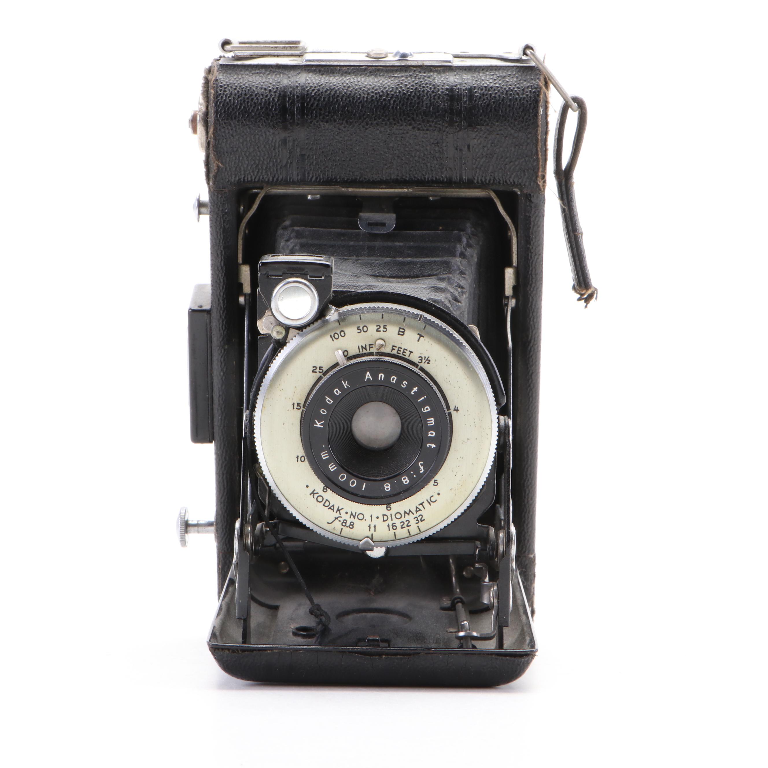 Kodak No. 1 Diomatic Folding Camera with Radiopticon Postcard Projector
