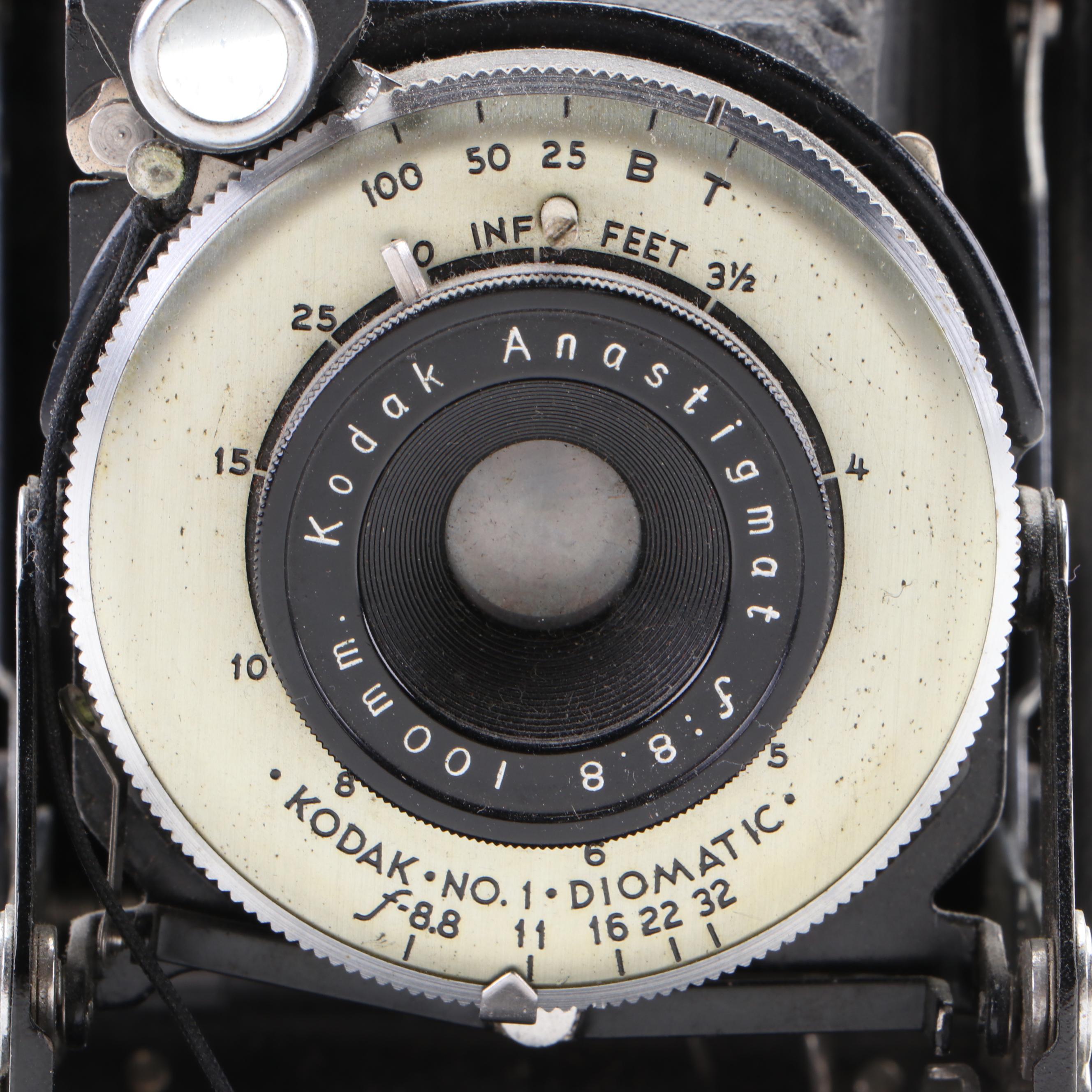 Kodak No. 1 Diomatic Folding Camera with Radiopticon Postcard Projector