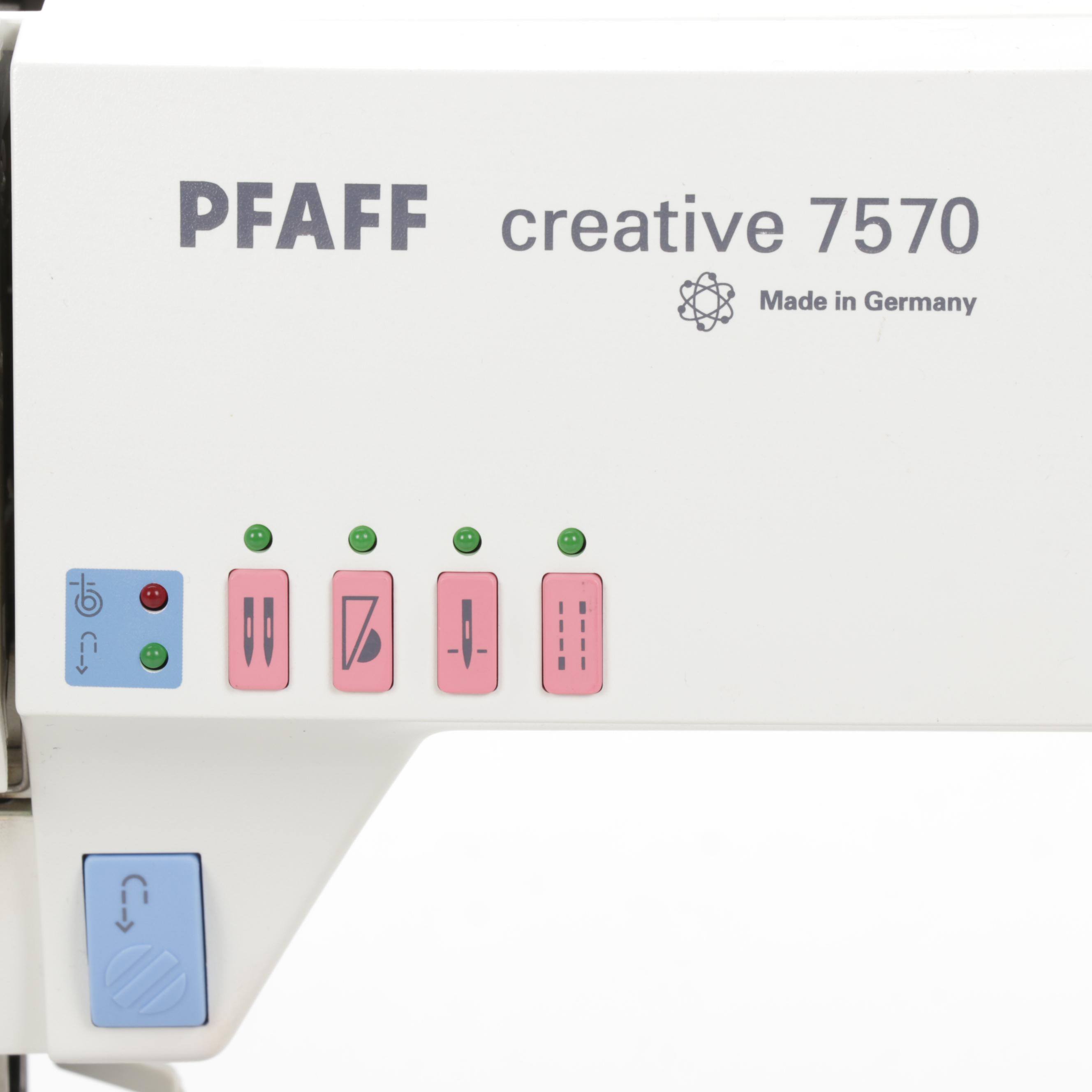Pfaff 7570 Computerized Sewing Machine and Embroidery Unit