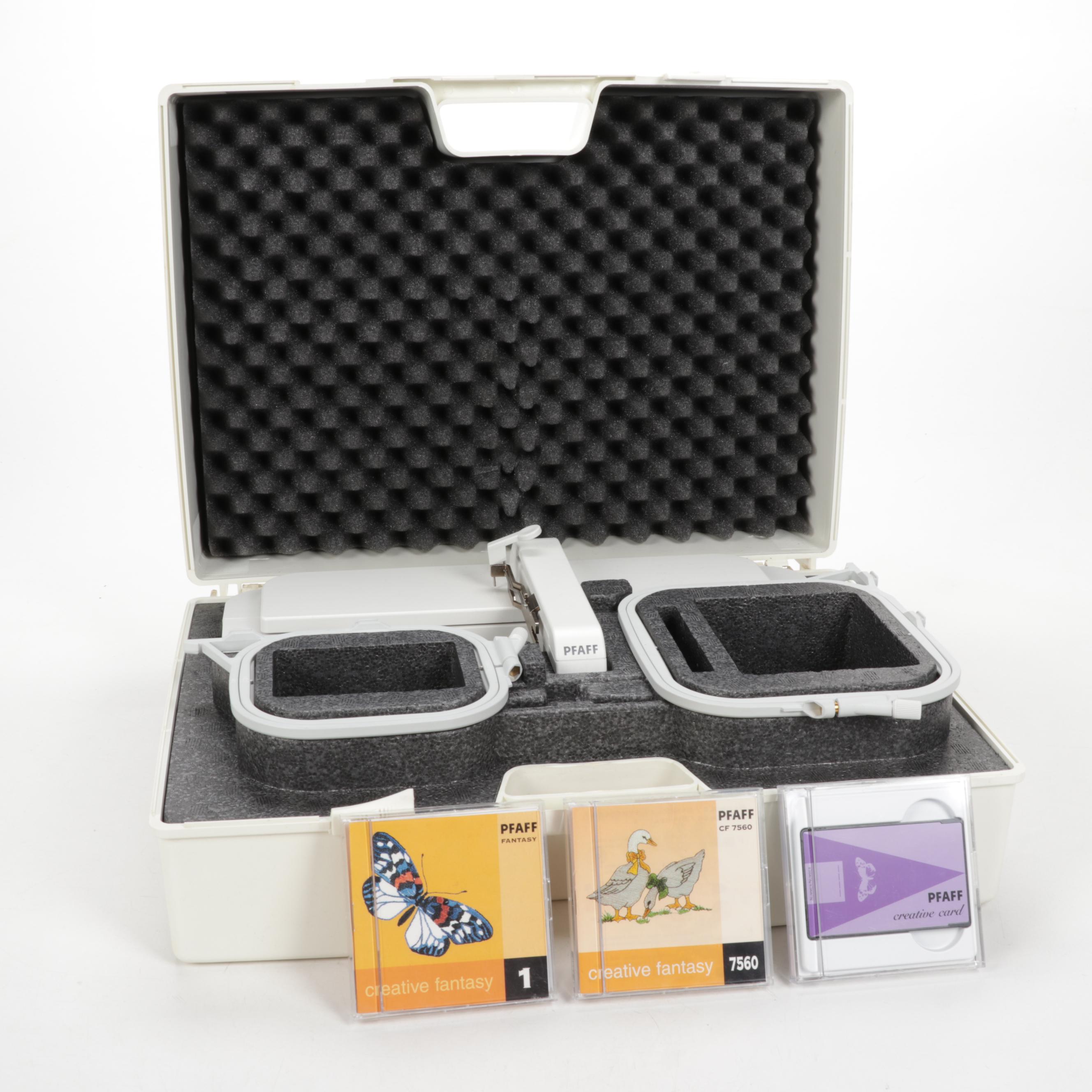 Pfaff 7570 Computerized Sewing Machine and Embroidery Unit