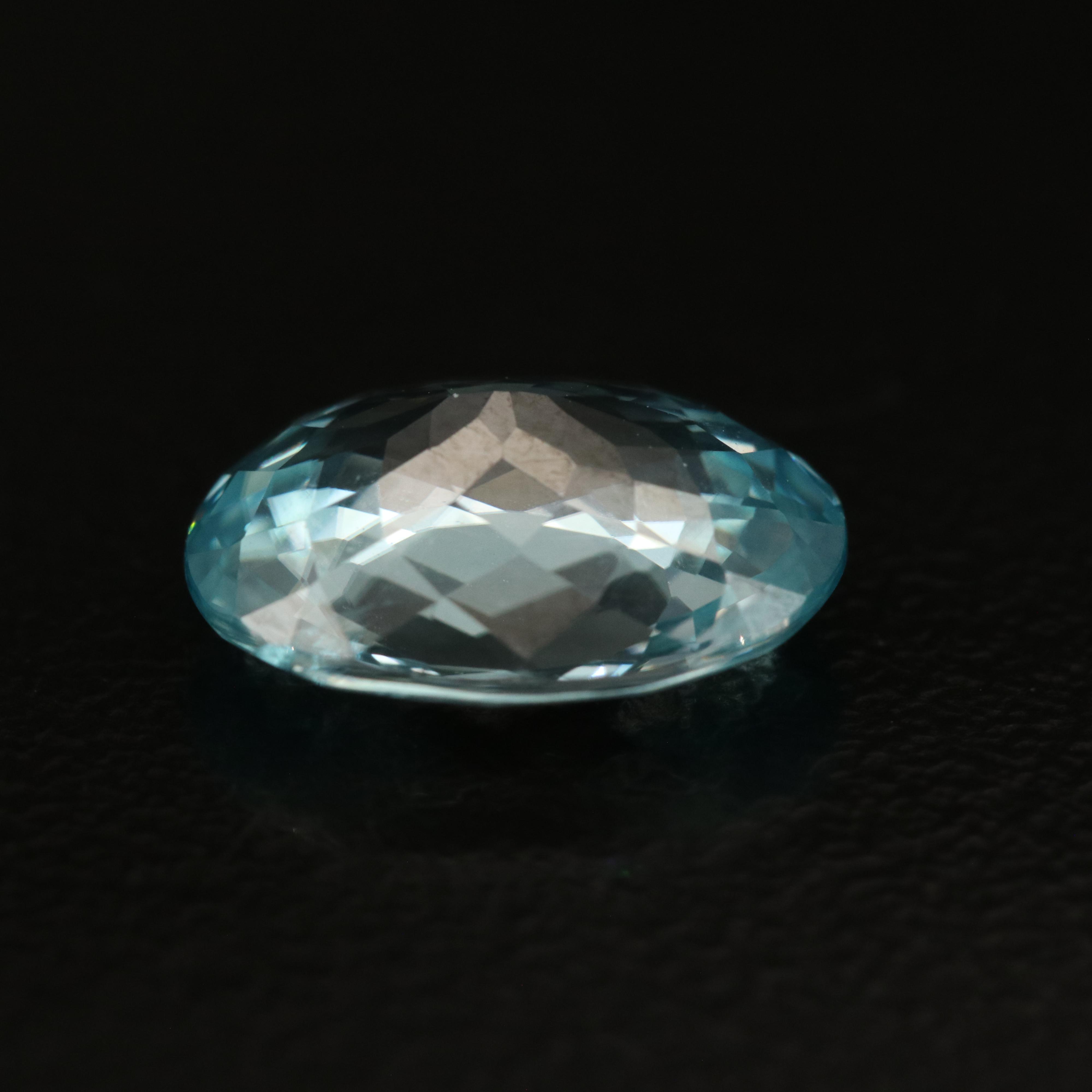 Loose 4.65 CT Oval Faceted Zircon