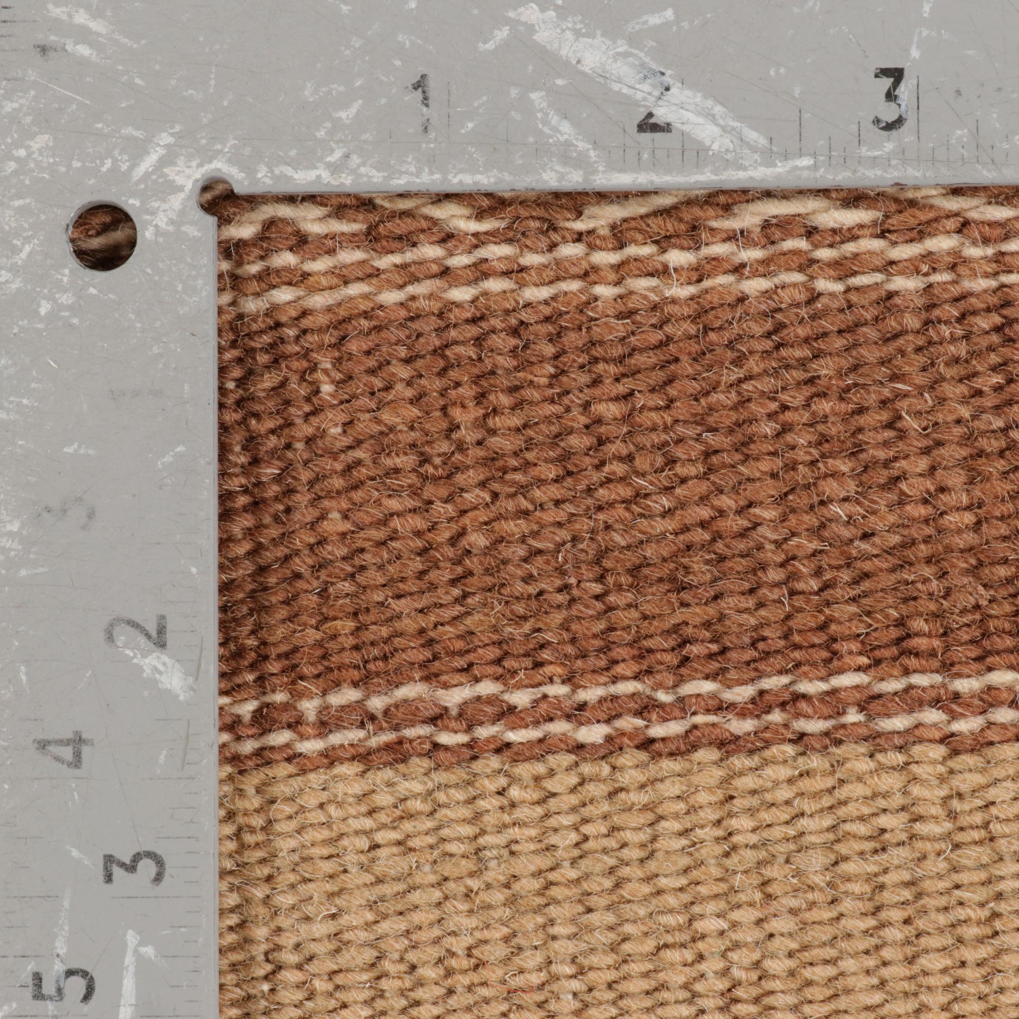 4' x 6'3 Handwoven Geometric Kilim Area Rug