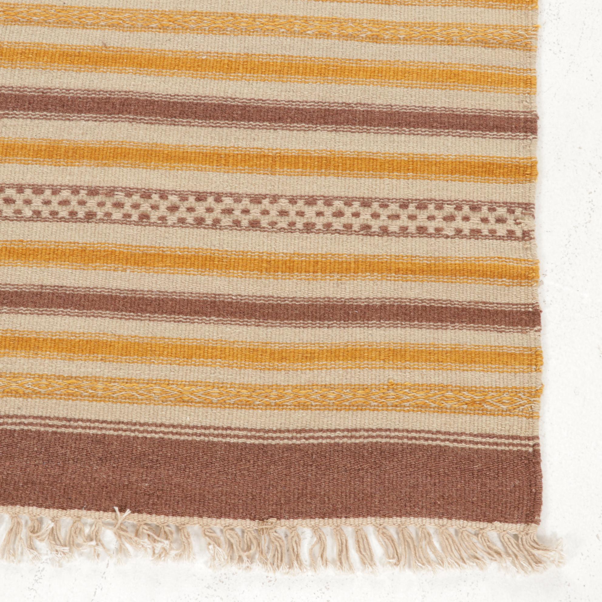 2'10 x 5'2 Handwoven Geometric Kilim Accent Rug