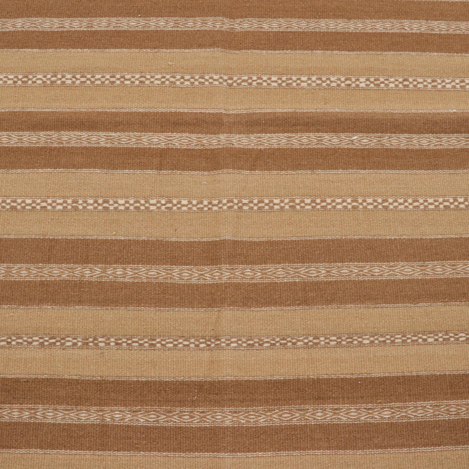 3'10 x 6'4 Handwoven Geometric Kilim Area Rug