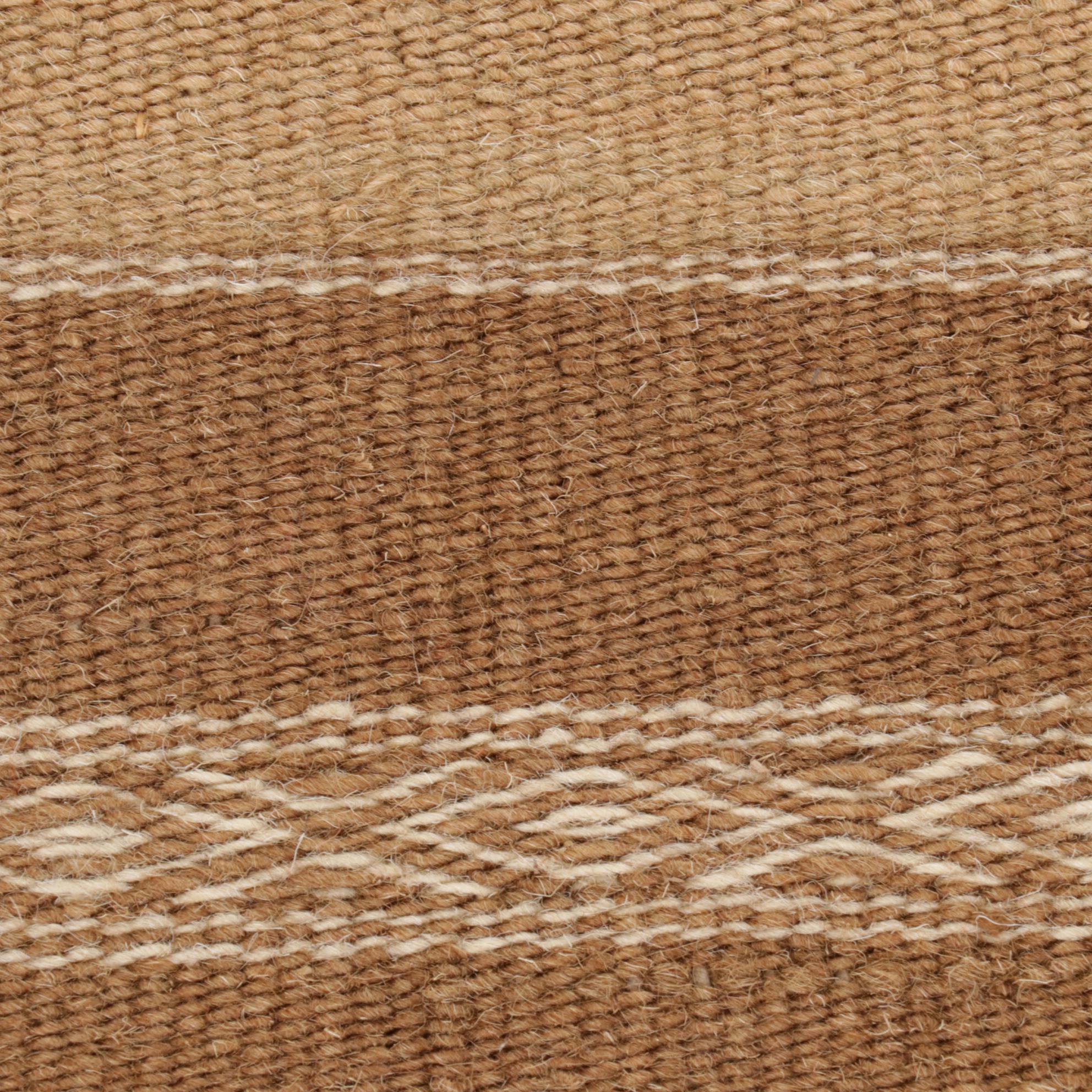 3'10 x 6'4 Handwoven Geometric Kilim Area Rug