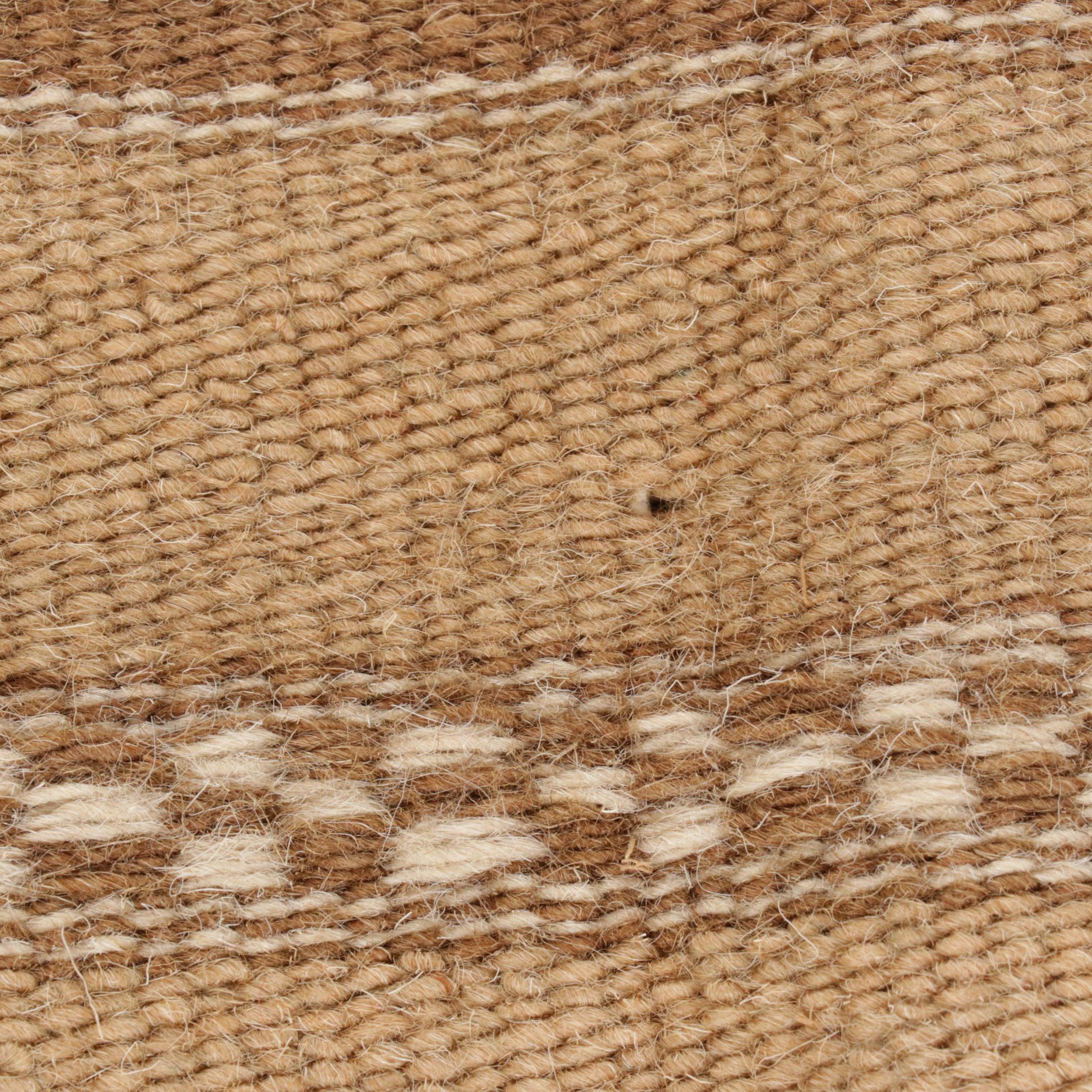 3'10 x 6'4 Handwoven Geometric Kilim Area Rug