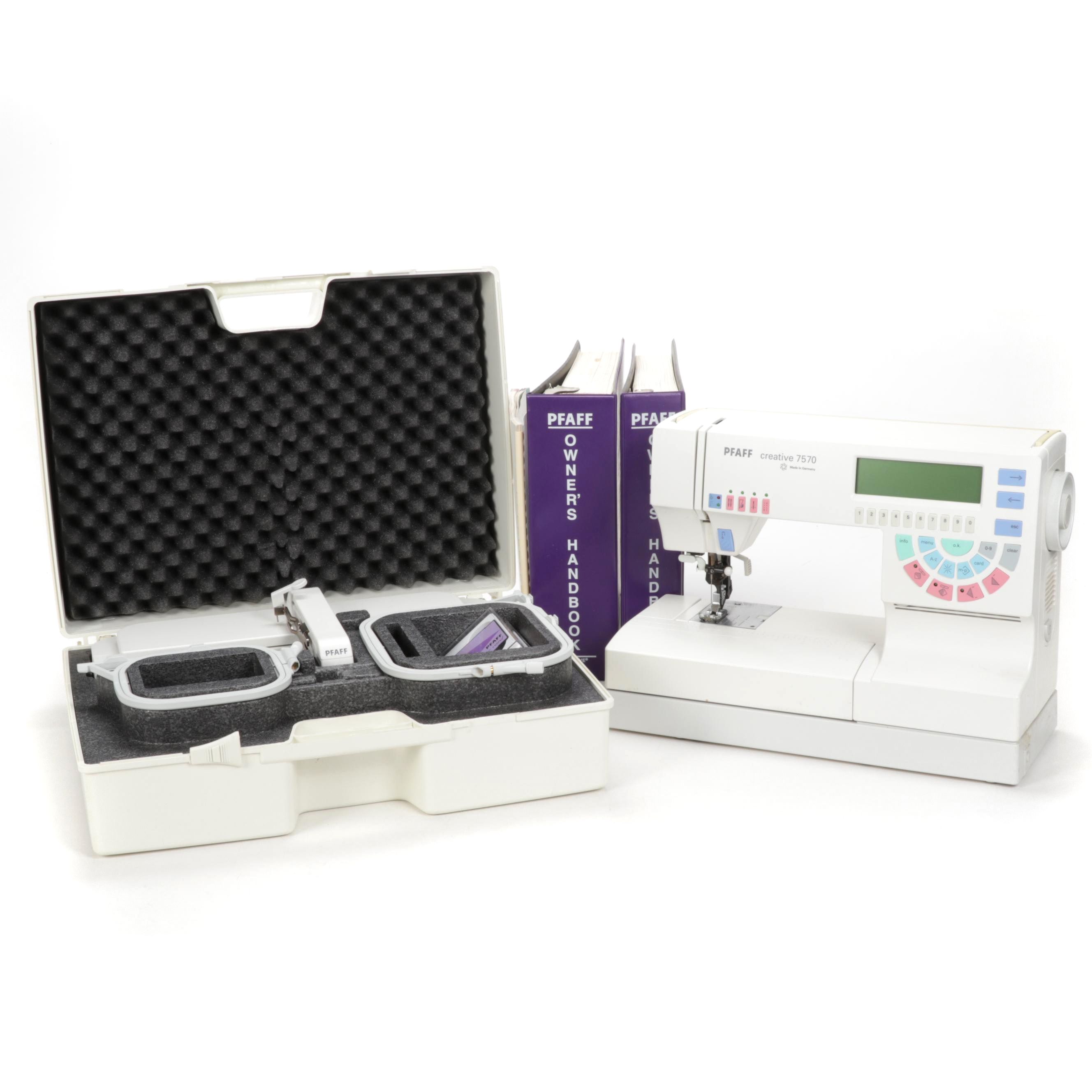 Pfaff 7570 Computerized Sewing Machine and Embroidery Unit