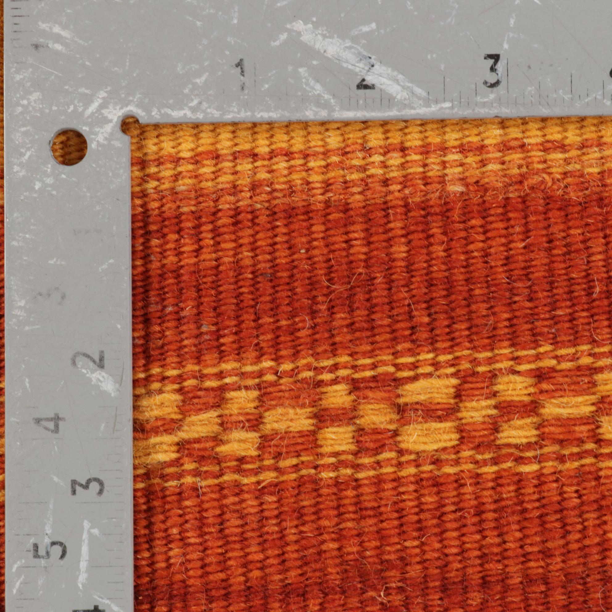 3'10 x 6'2 Handwoven Geometric Kilim Area Rug