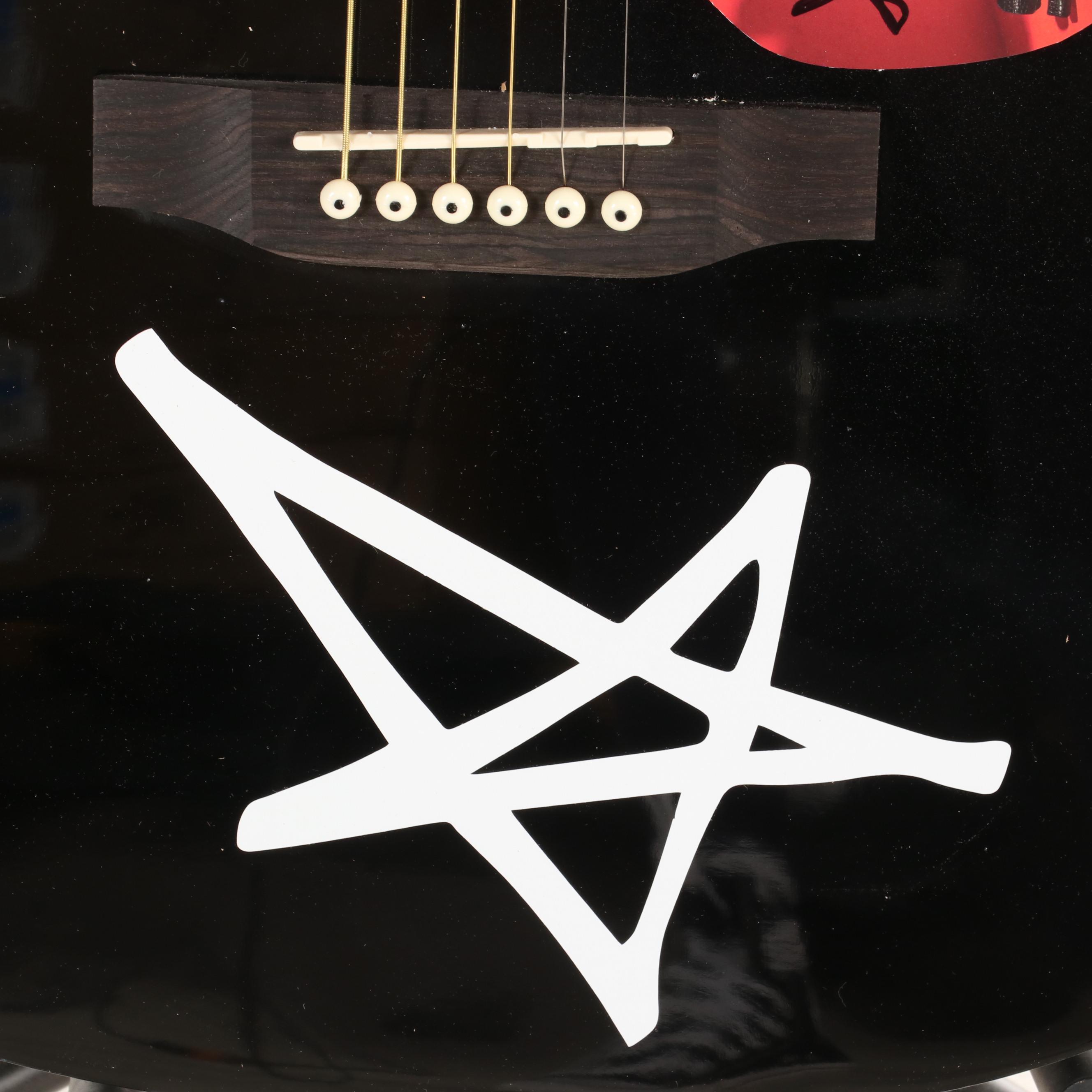 Avril Lavigne Signed Rogue Dreadnought Acoustic Guitar, JSA COA