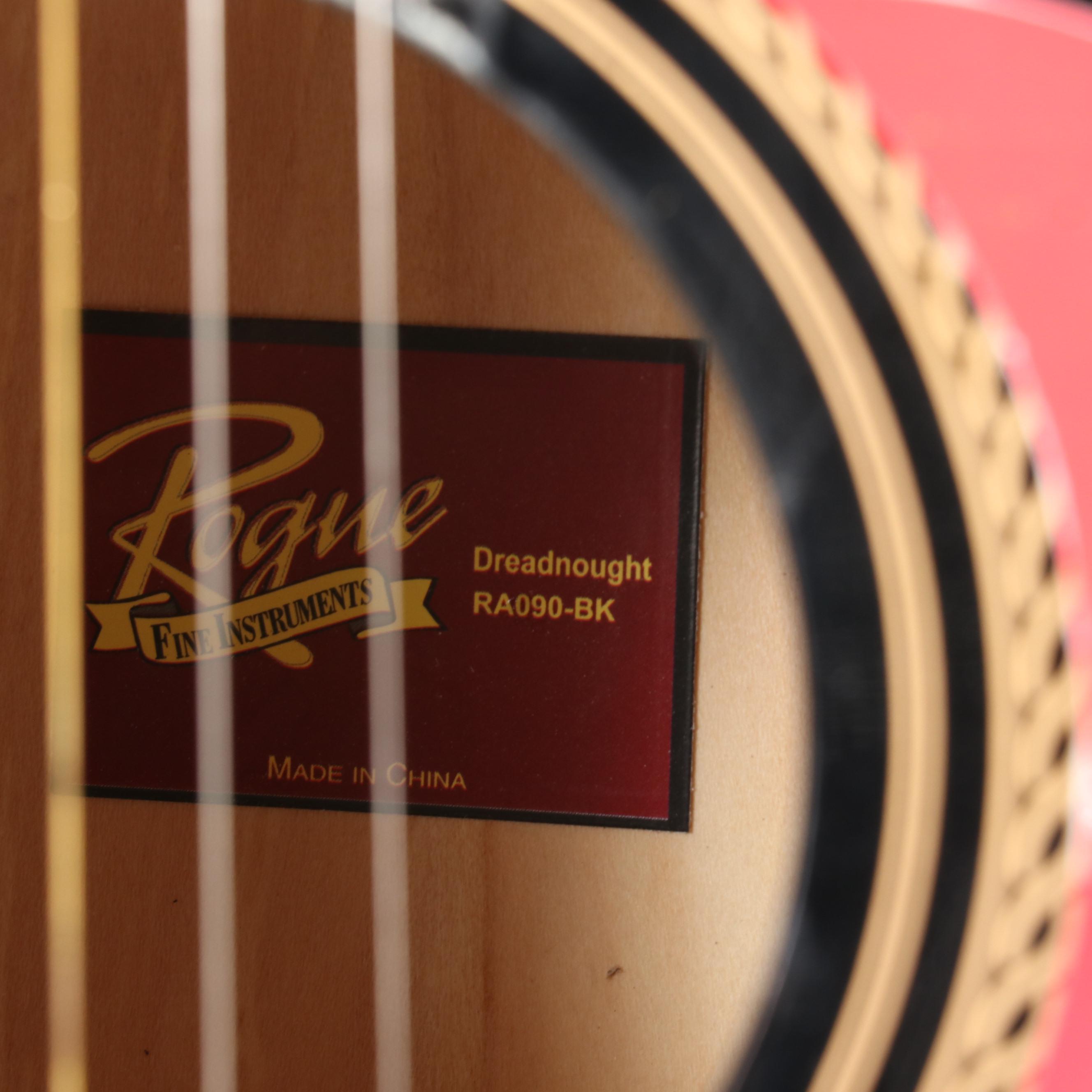 Avril Lavigne Signed Rogue Dreadnought Acoustic Guitar, JSA COA