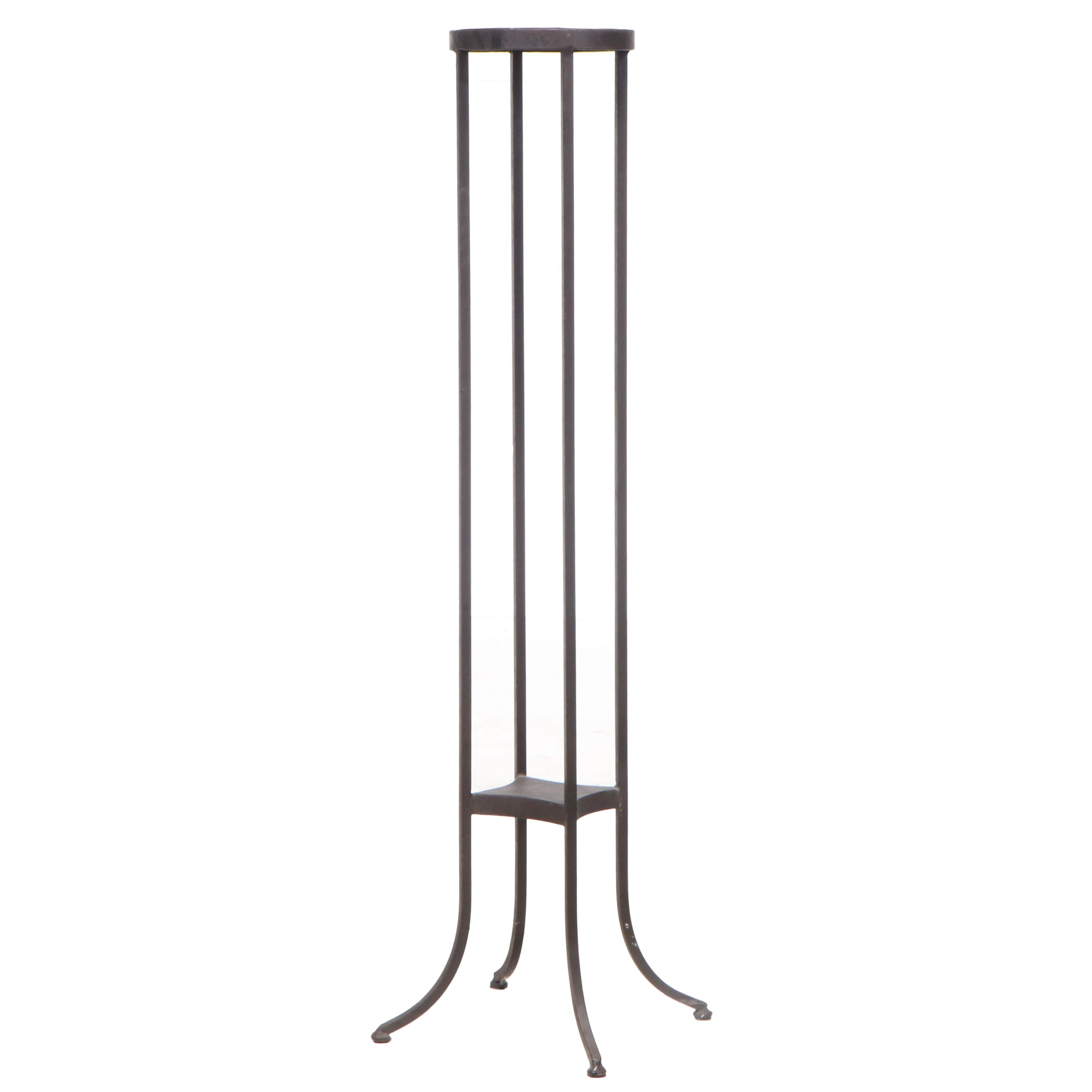 Welded Metal Plant Stand Pedestal