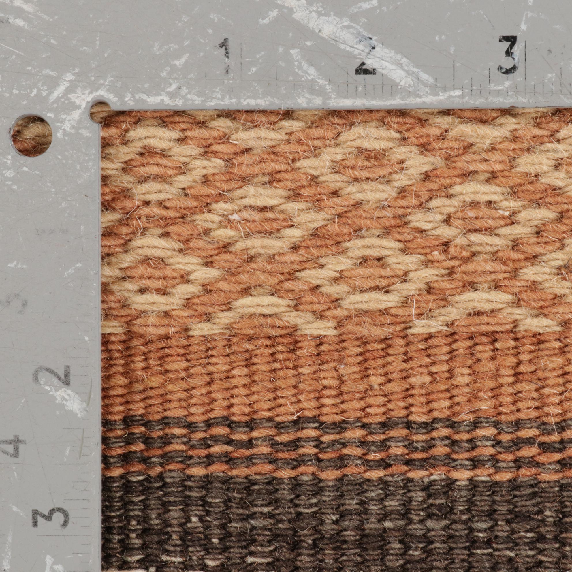 3'10 x 6'4 Handwoven Geometric Kilim Area Rug