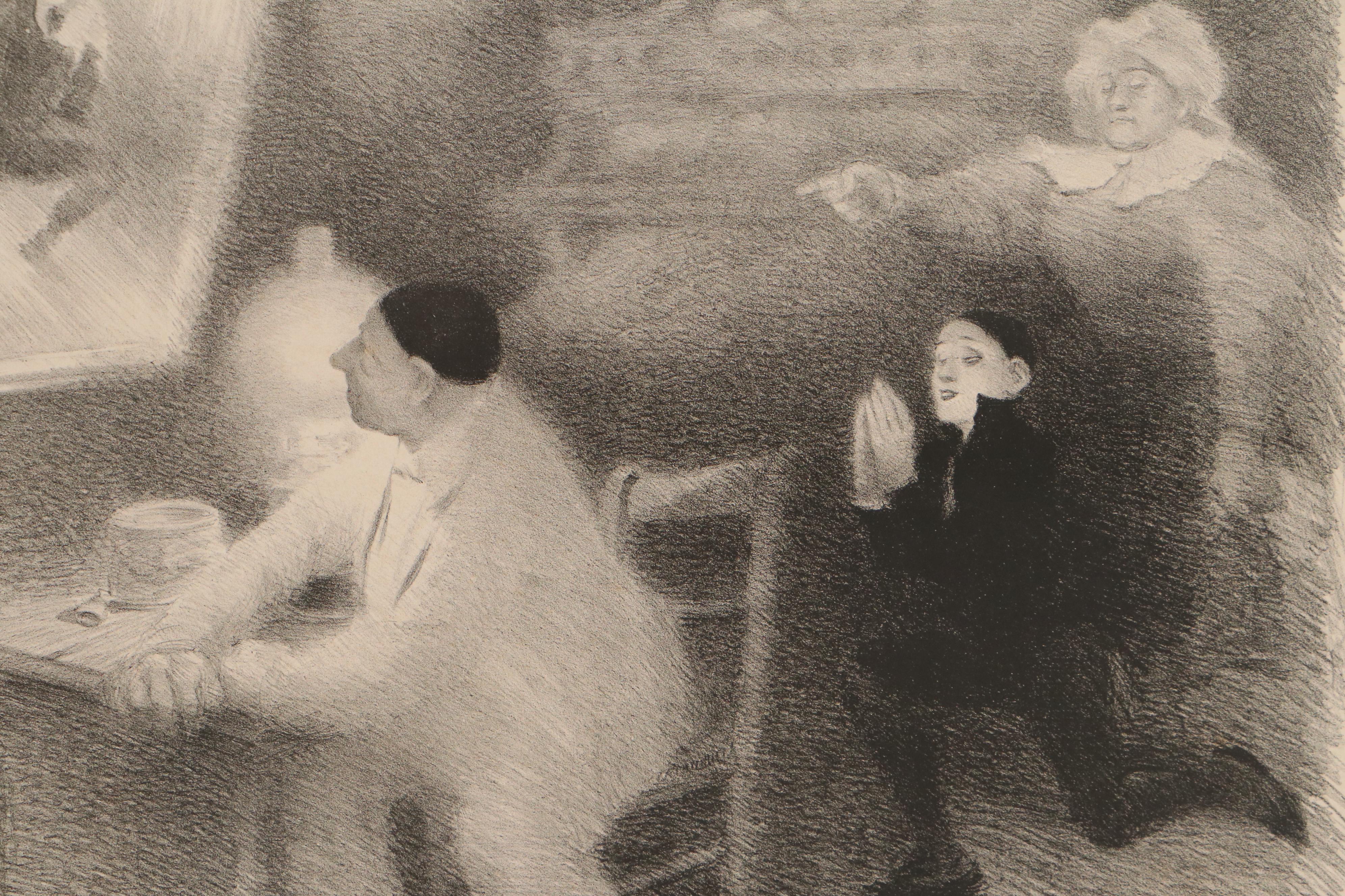 Adolphe Willette Lithograph Poster for "L'Enfant Prodigue," Circa 1890