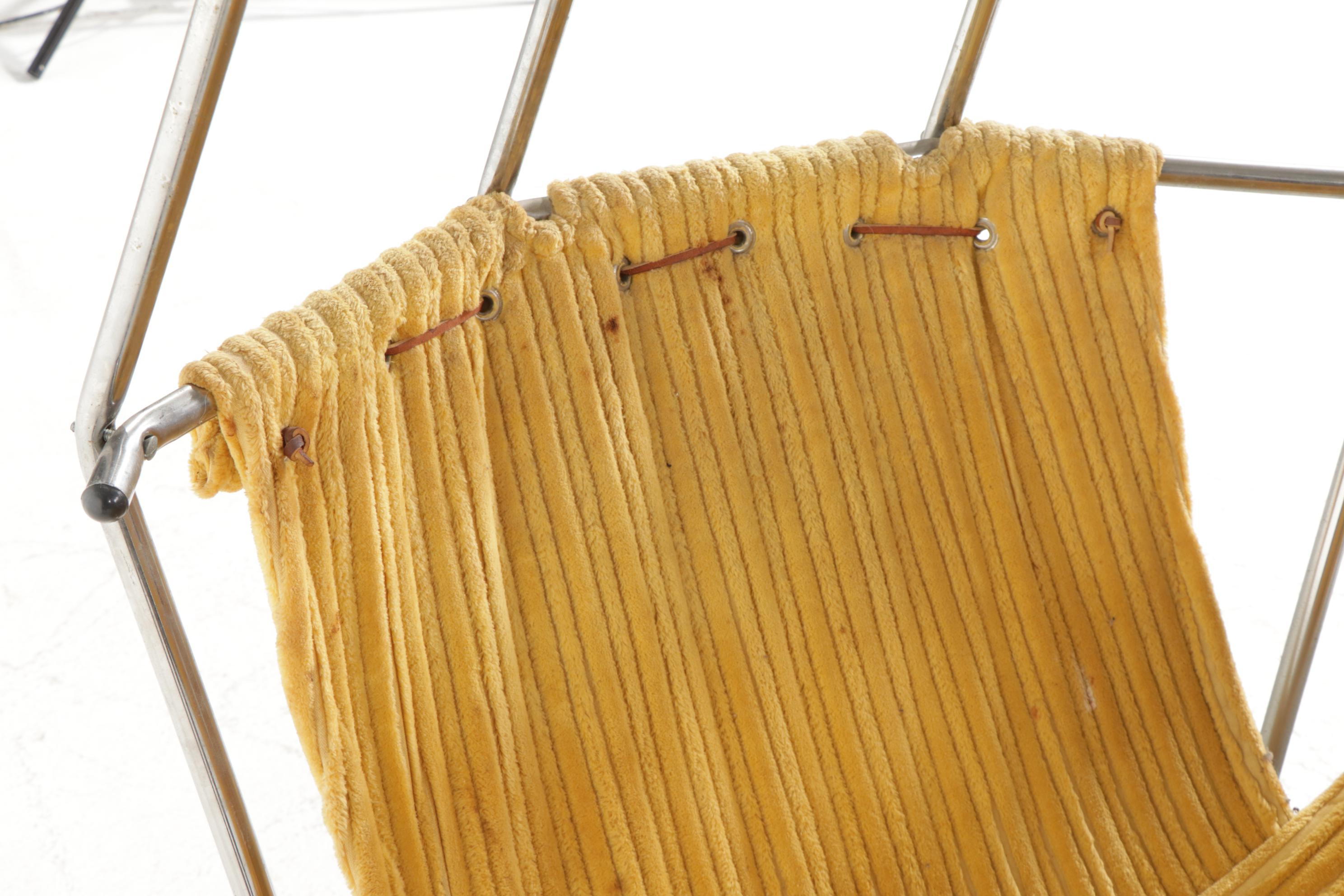 Ib Arberg for Abre Designs "Parrot" Swedish Modern Steel Hanging Chair