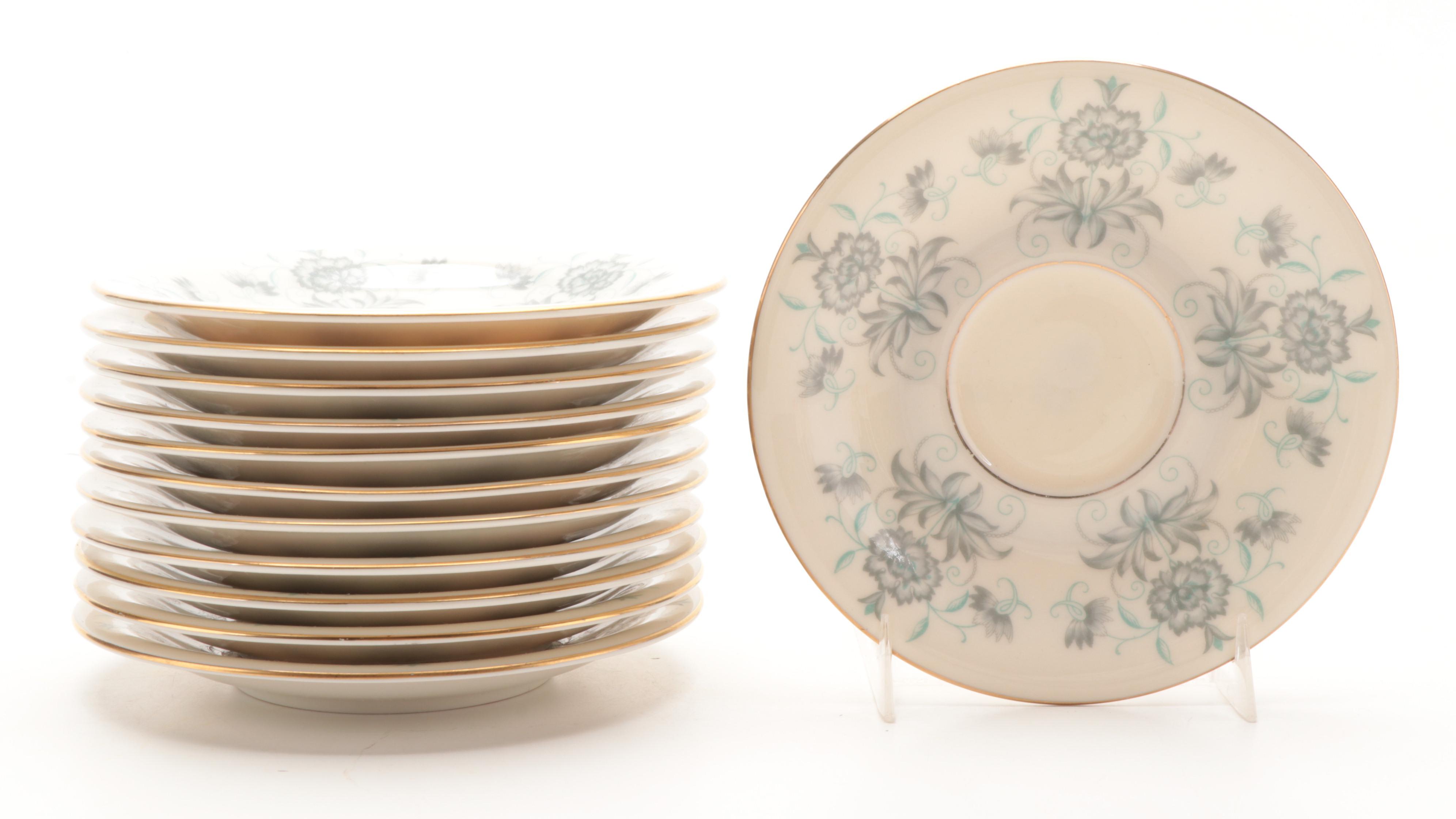 Castleton China "Caprice" Gilt Dinner Service, 1945–1972