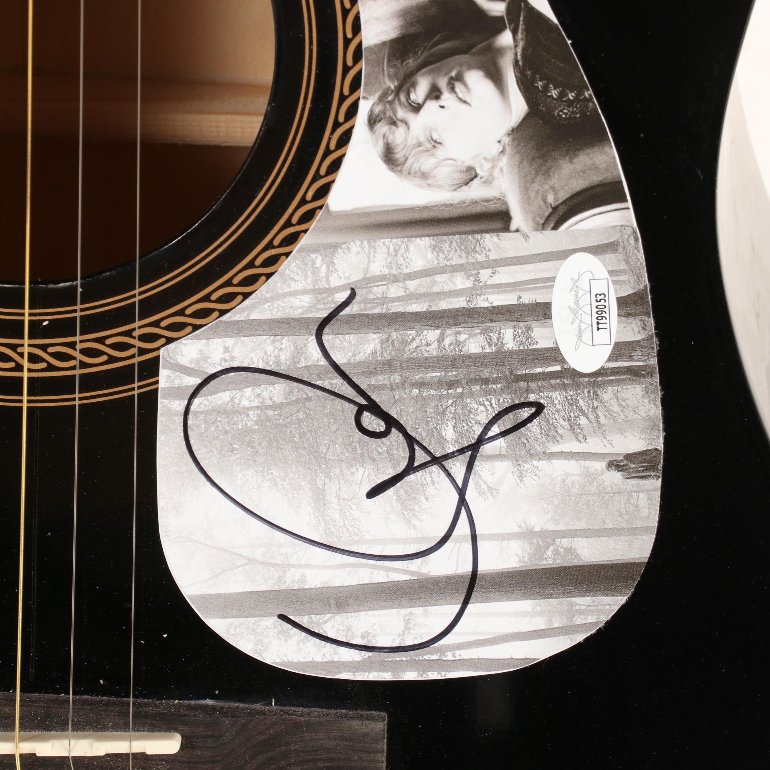 Taylor Swift Signed Rogue Dreadnought Acoustic Guitar, JSA COA