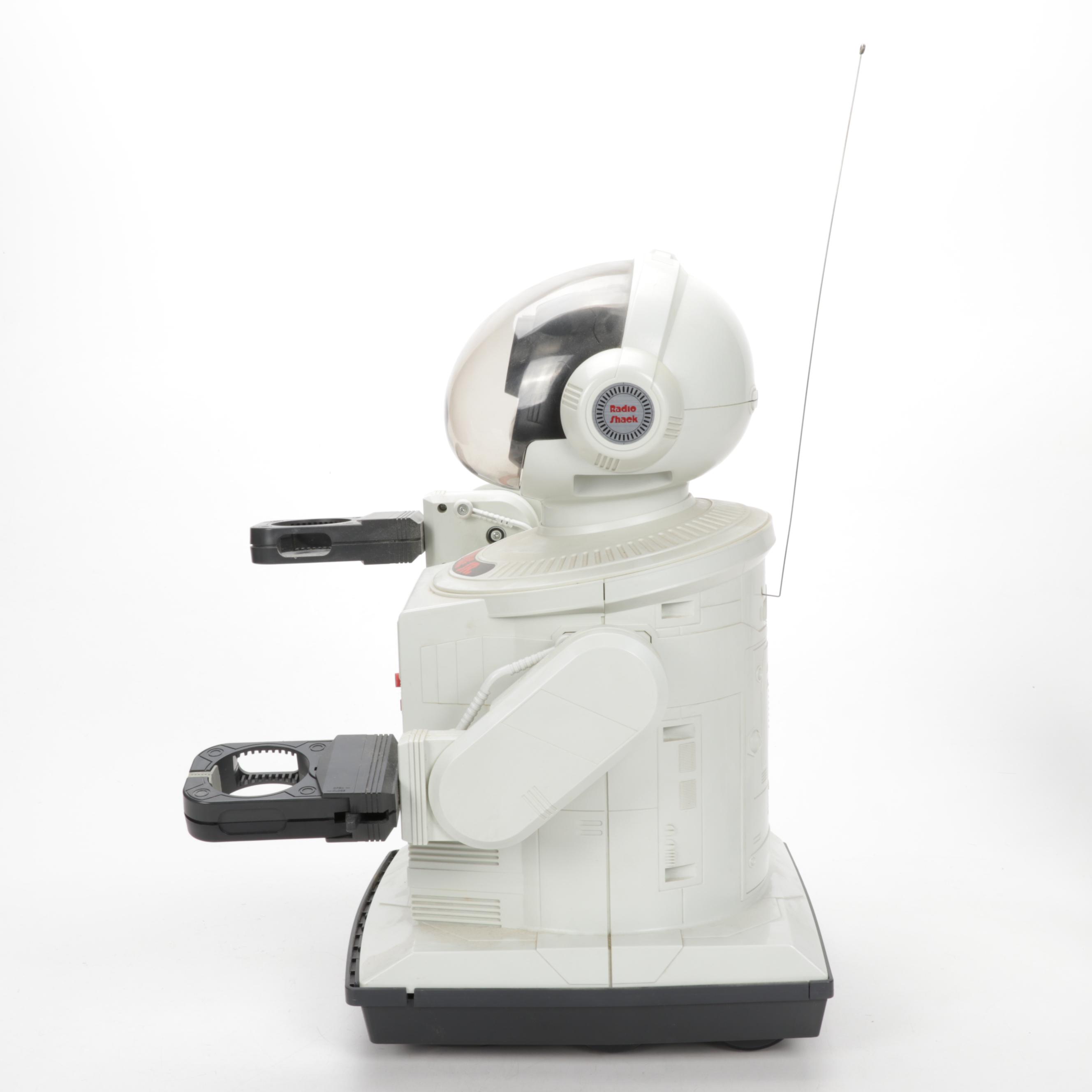 Radio Shack "Robie" Remote Control Robots with Tandy "Dustbot"