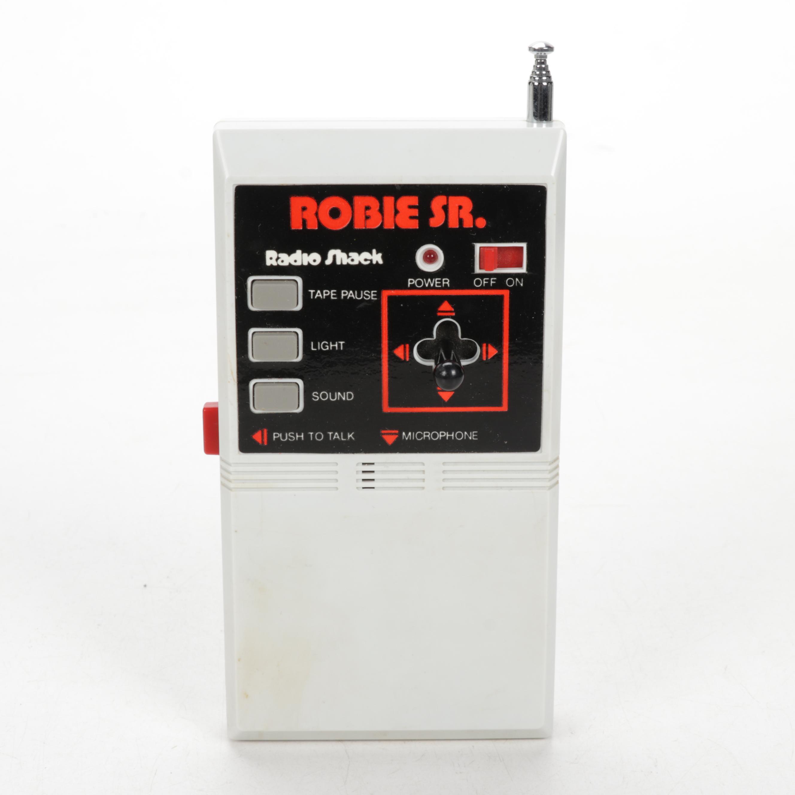 Radio Shack "Robie" Remote Control Robots with Tandy "Dustbot"