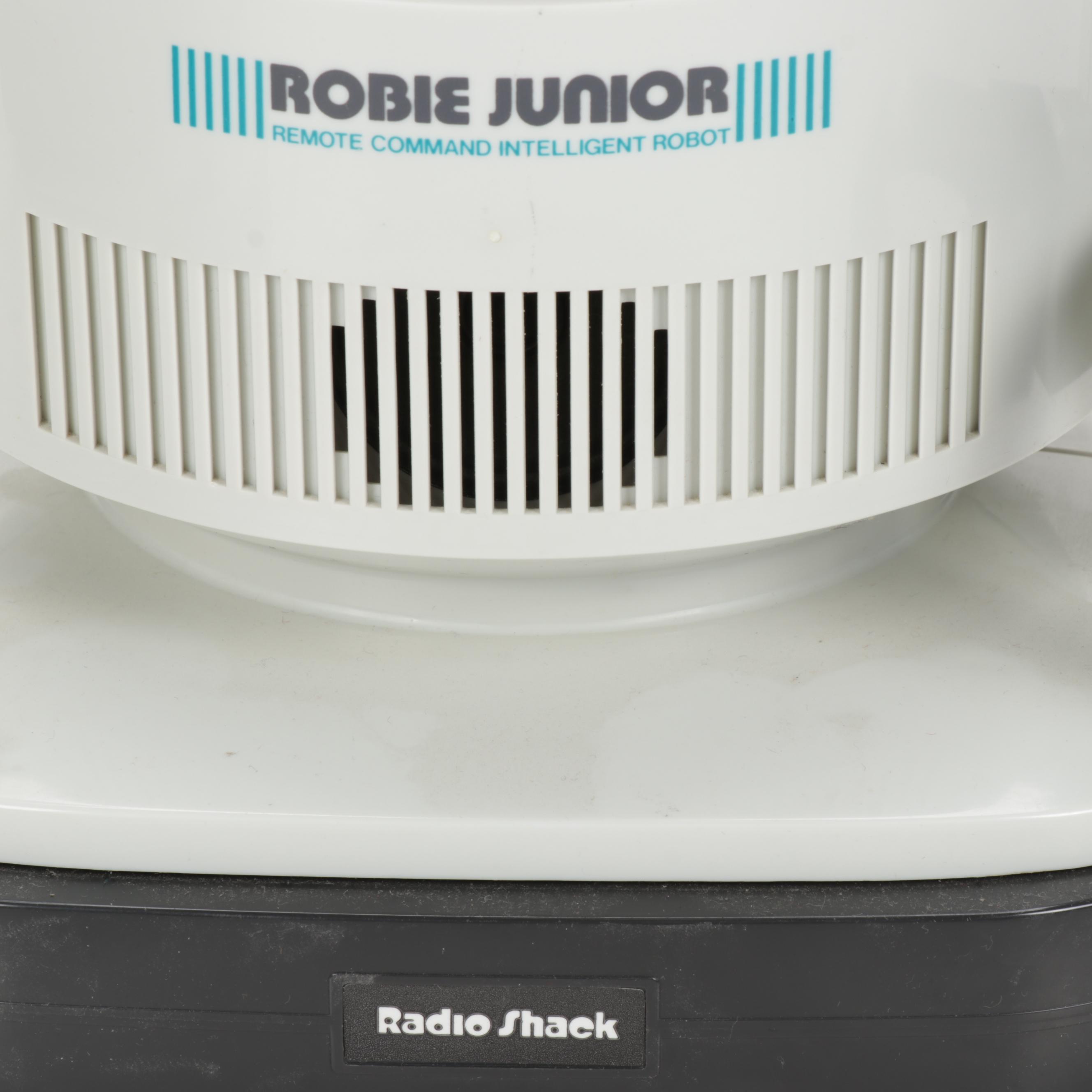 Radio Shack "Robie" Remote Control Robots with Tandy "Dustbot"