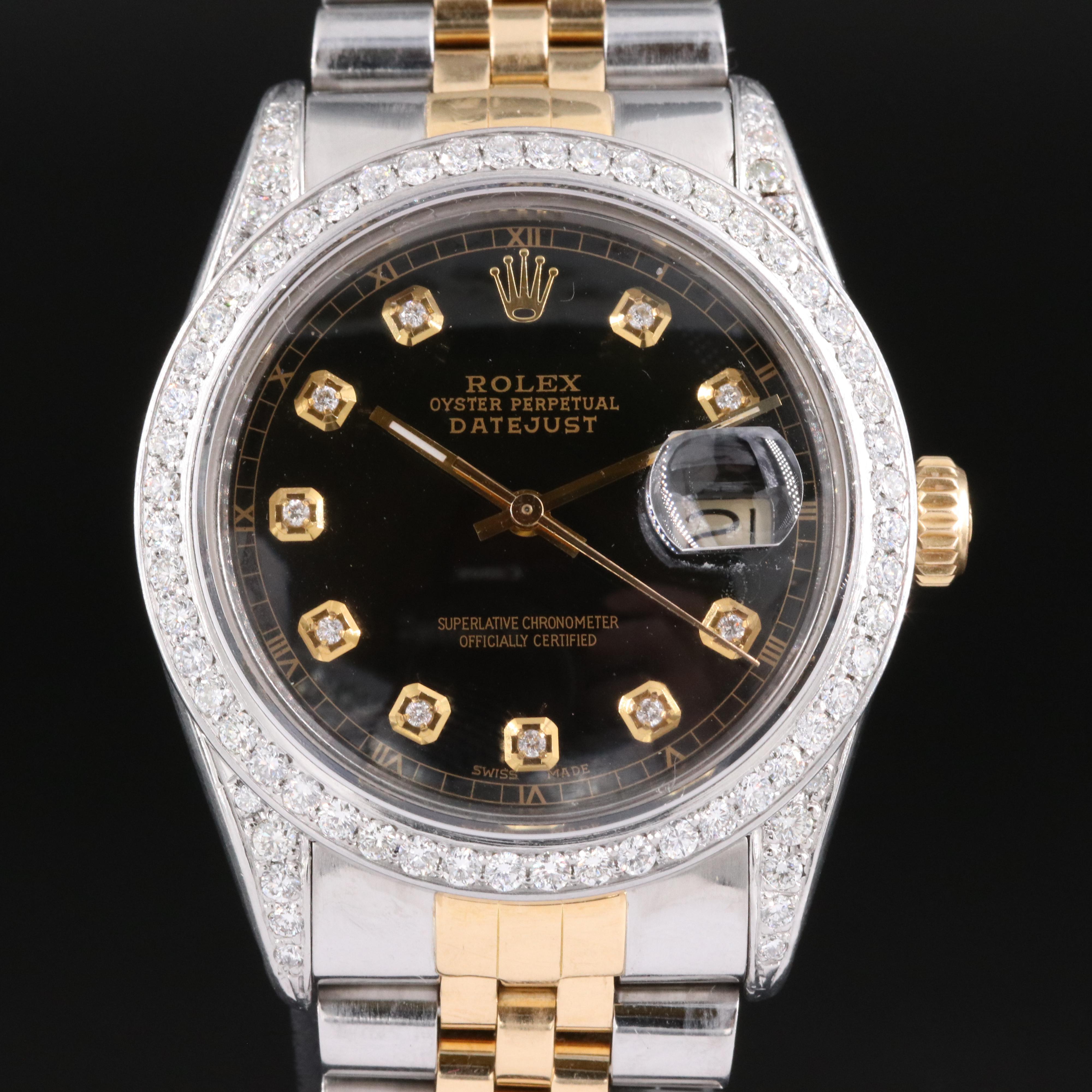 1983 Rolex Datejust 2.00 CTW Diamond Watch