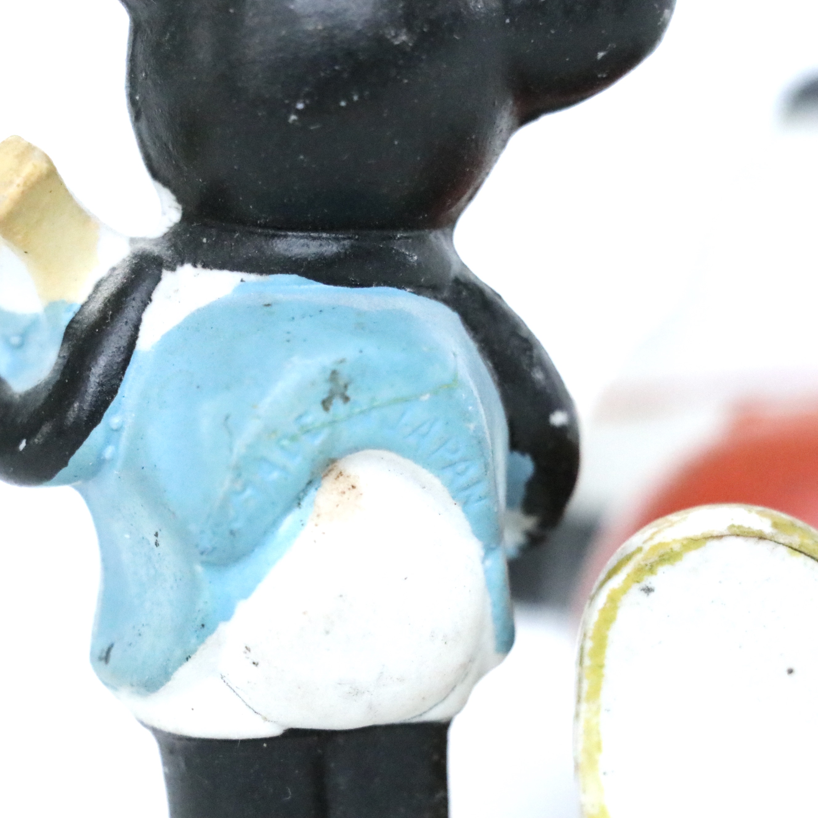 Schylling Disney Posable Mickey Mouse, Japanese Ceramic Mickey and Minnie Mouse