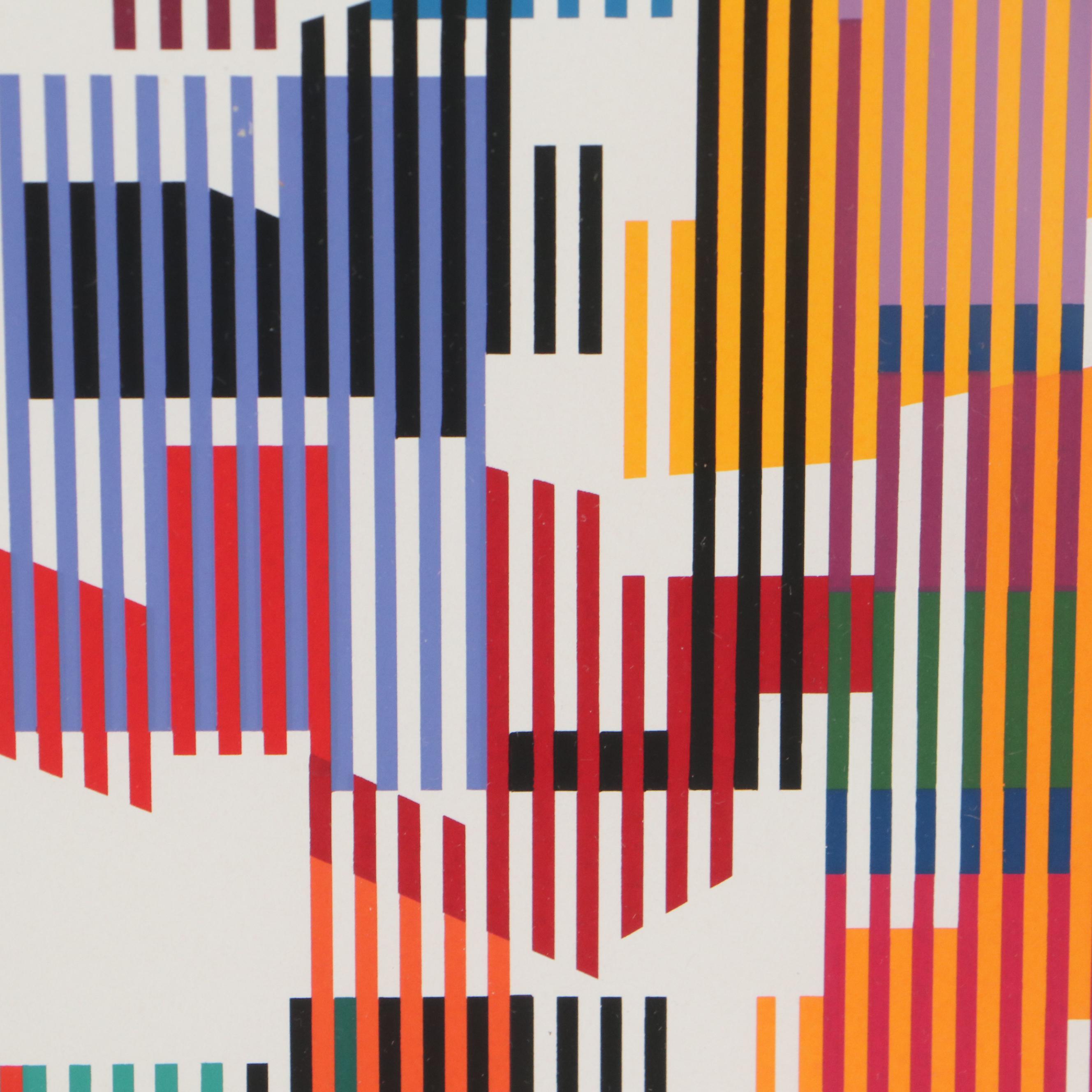 Yaacov Agam Op Art Serigraph