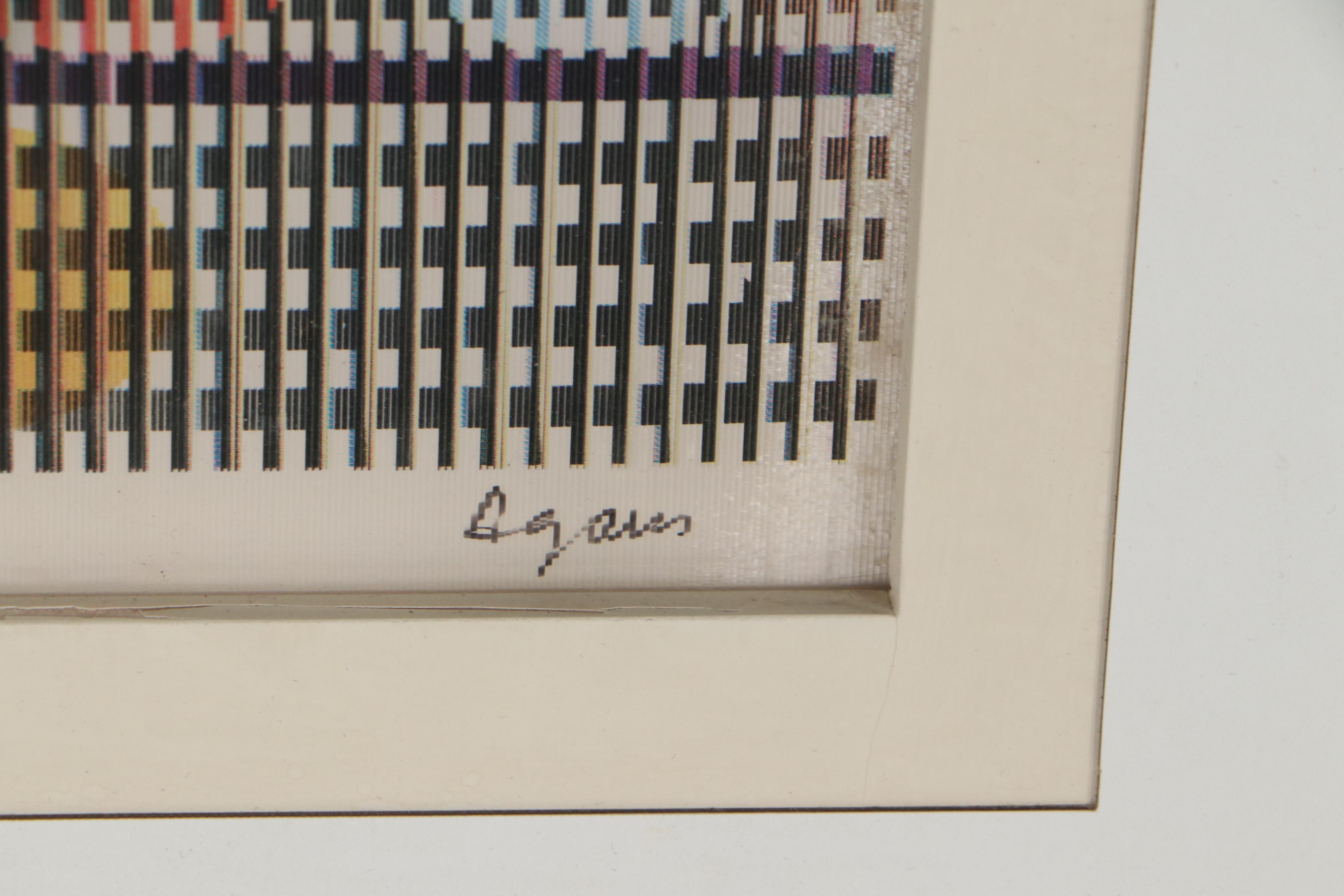 Yaacov Agam Agamograph "Double Metamorphosis"