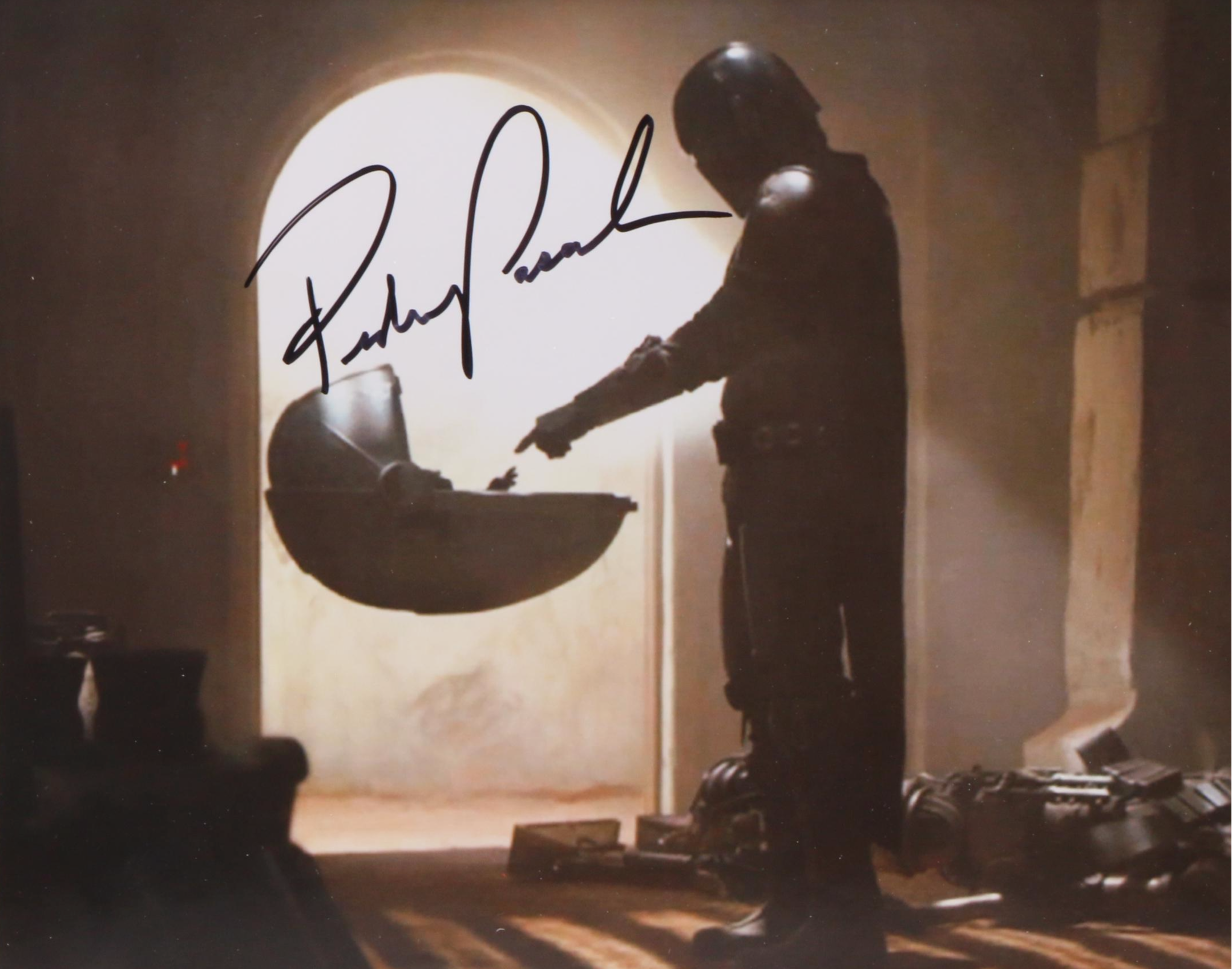 Pedro Pascal Signed "The Mandalorian" Star Wars Photo Print