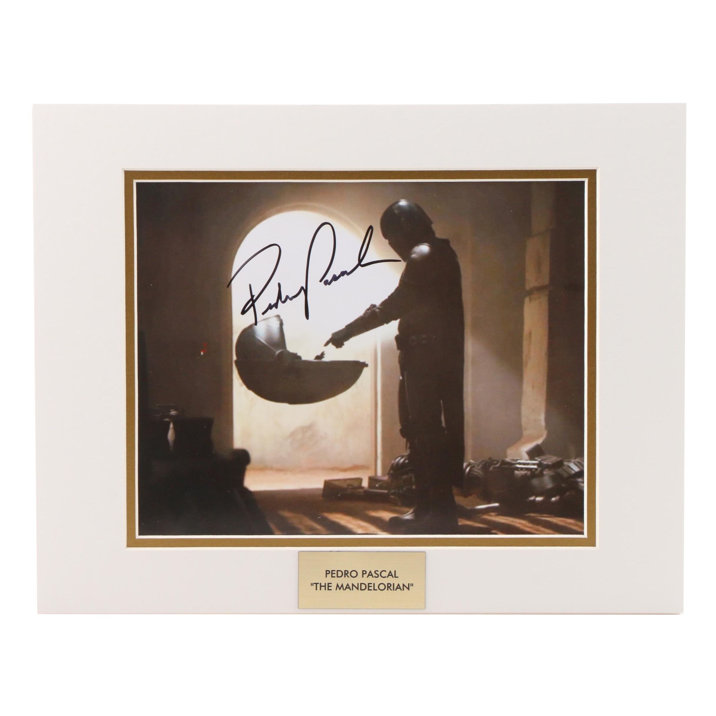 Pedro Pascal Signed "The Mandalorian" Star Wars Photo Print