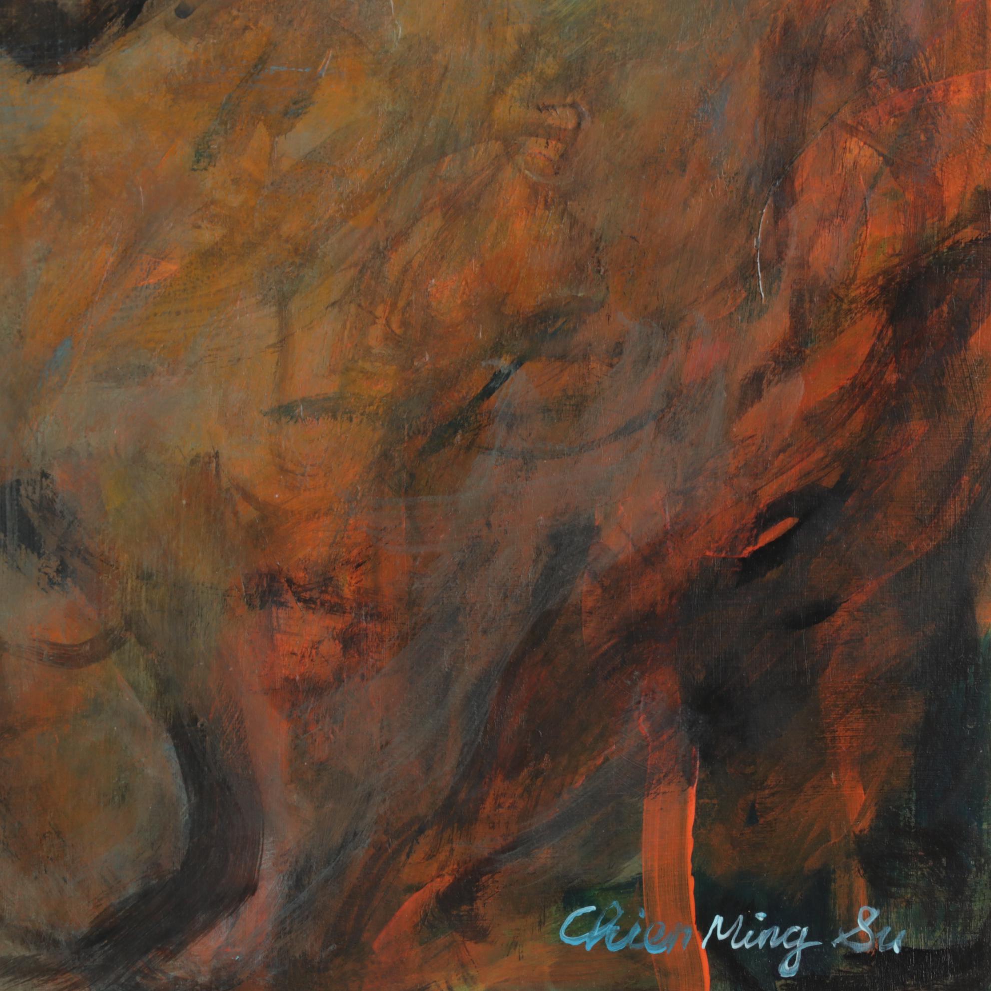 Chien Ming Su Abstract Oil Paintings