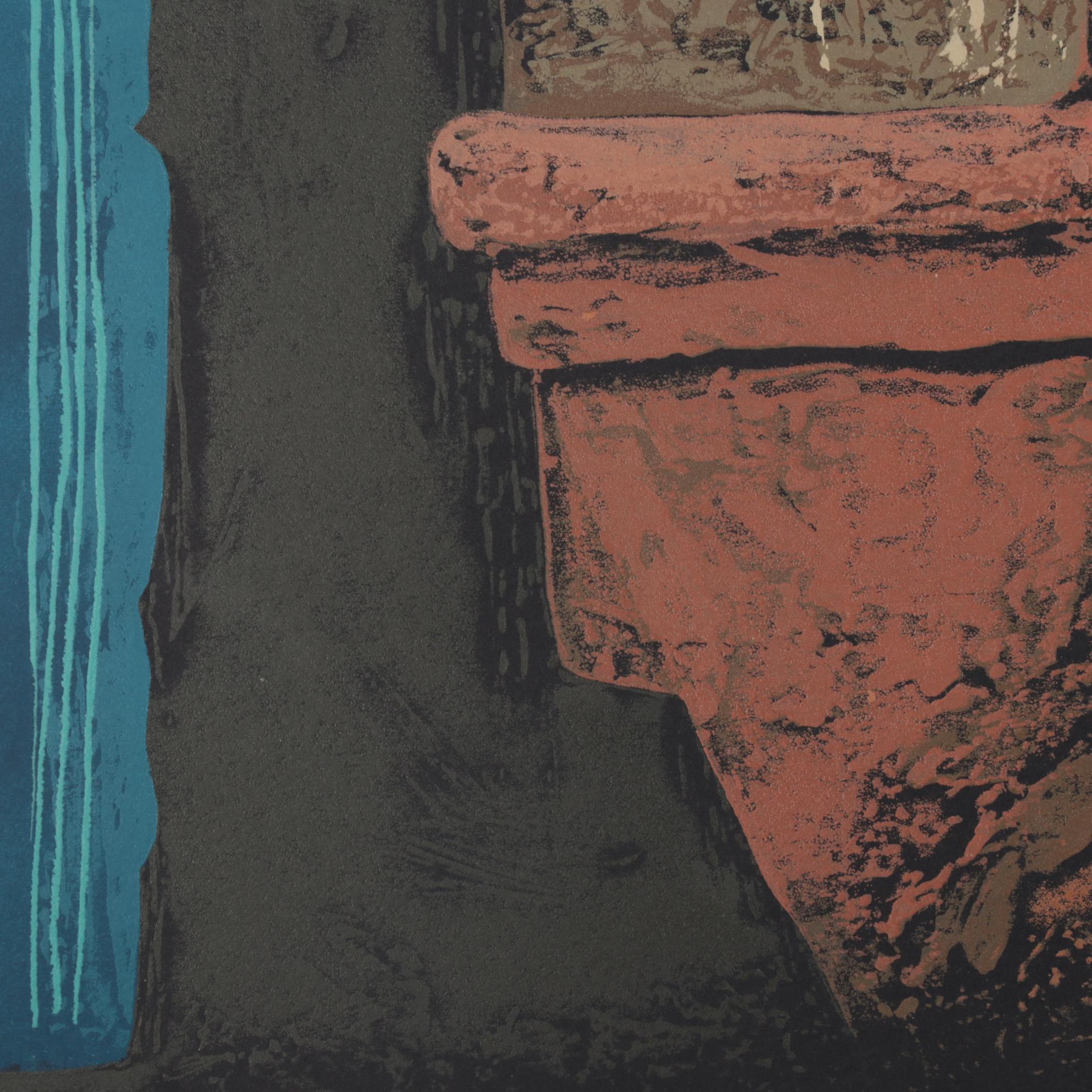 Charles Battaglini Relief Print "Metangas," Late 20th to 21st Century