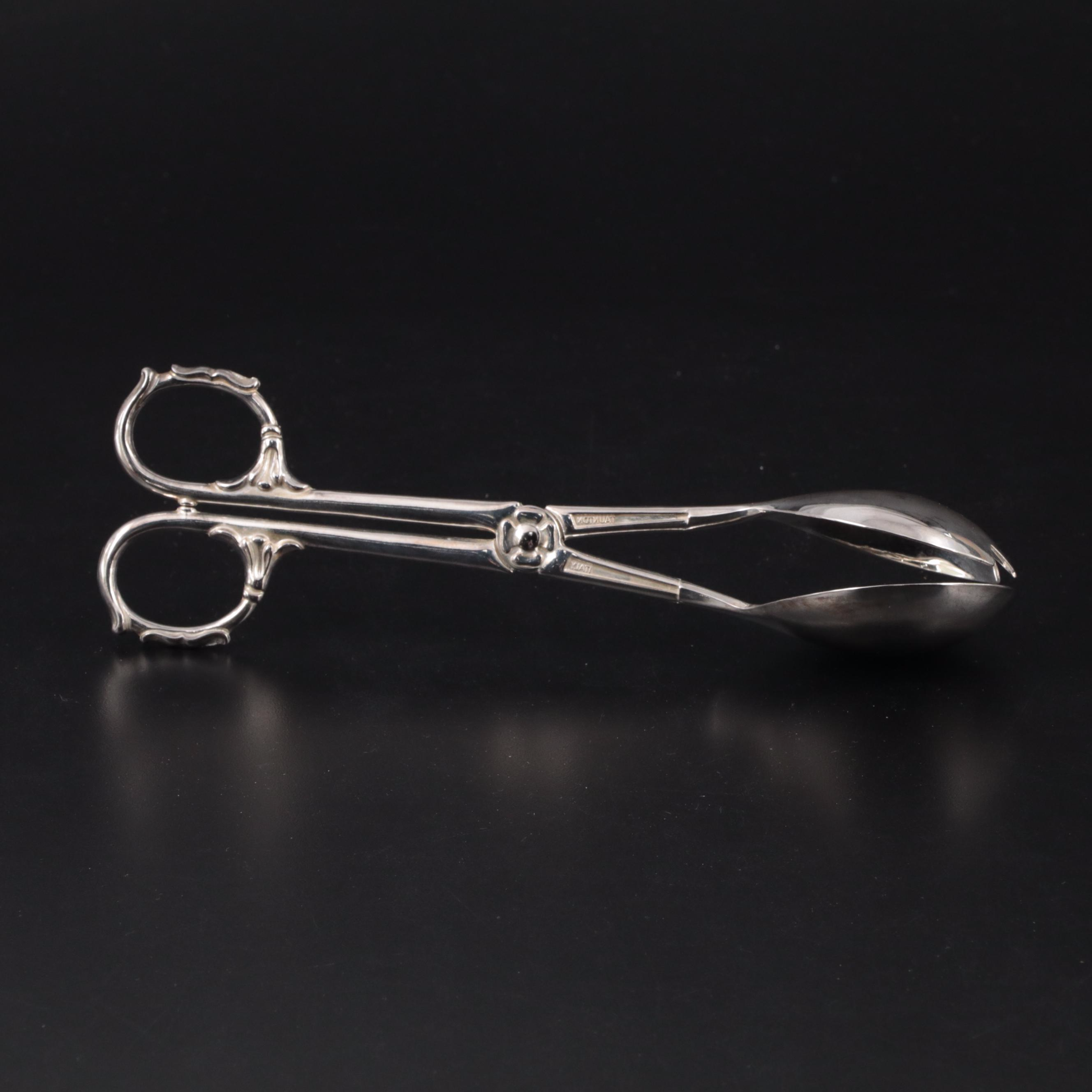 Sterling Silver and Silver Plate Utensils with Weighted Candlesticks and More