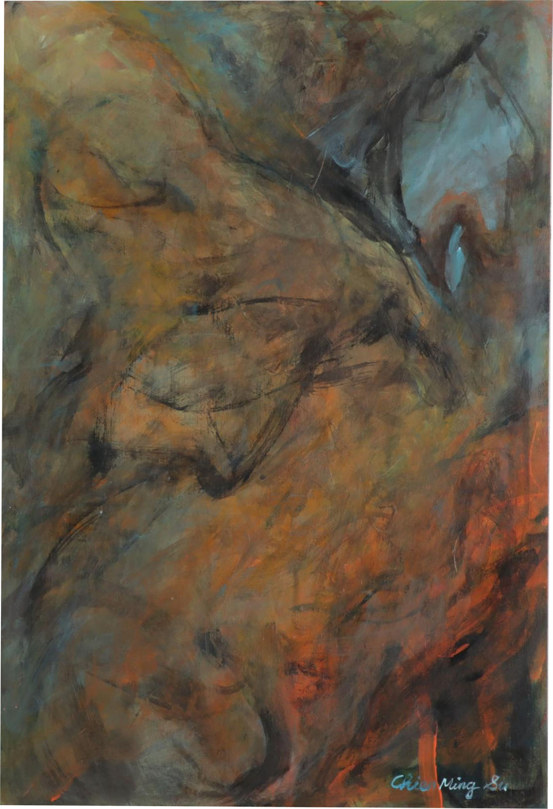 Chien Ming Su Abstract Oil Paintings