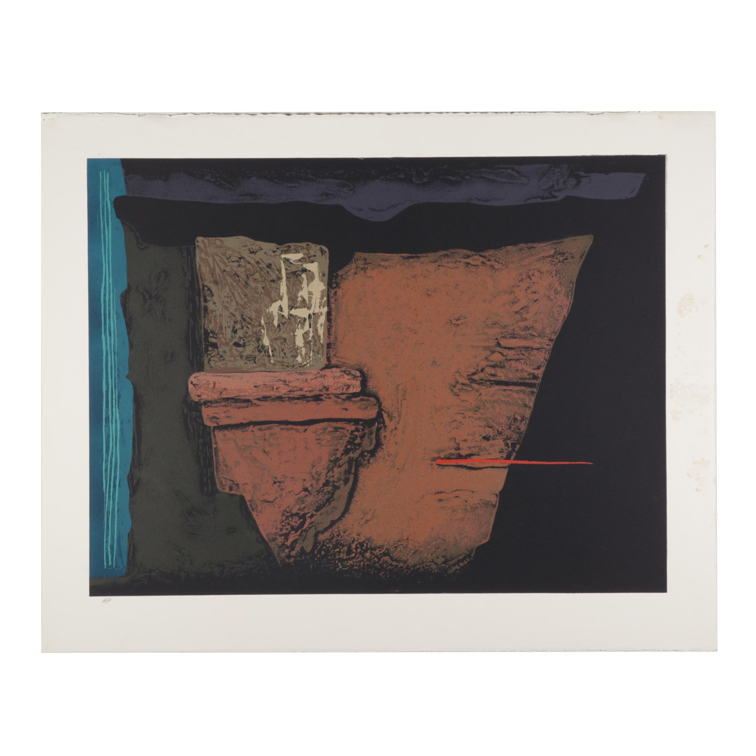 Charles Battaglini Relief Print "Metangas," Late 20th to 21st Century