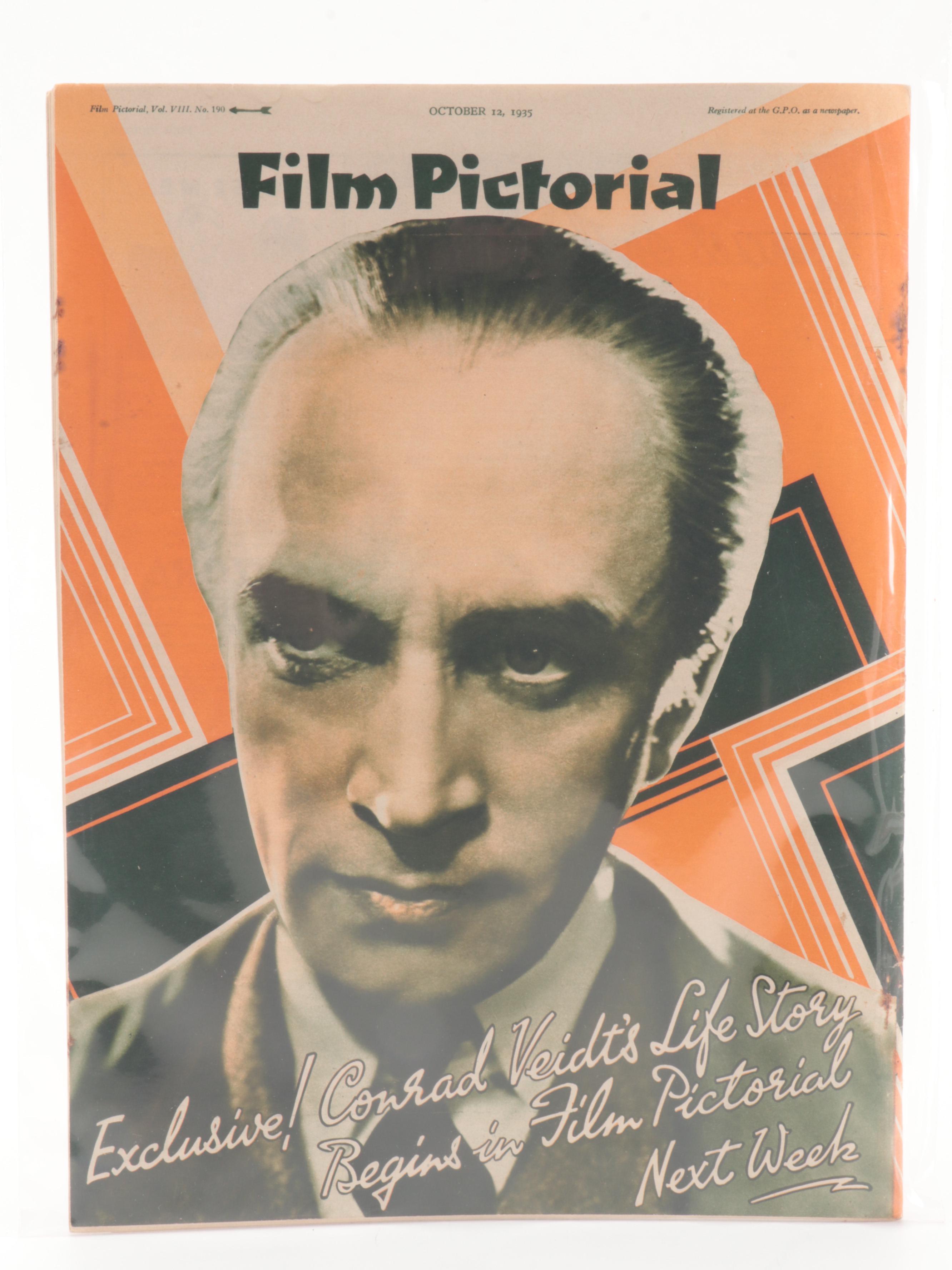 "Film Pictorial" Magazines Featuring Marlene Dietrich and Others, 1930s