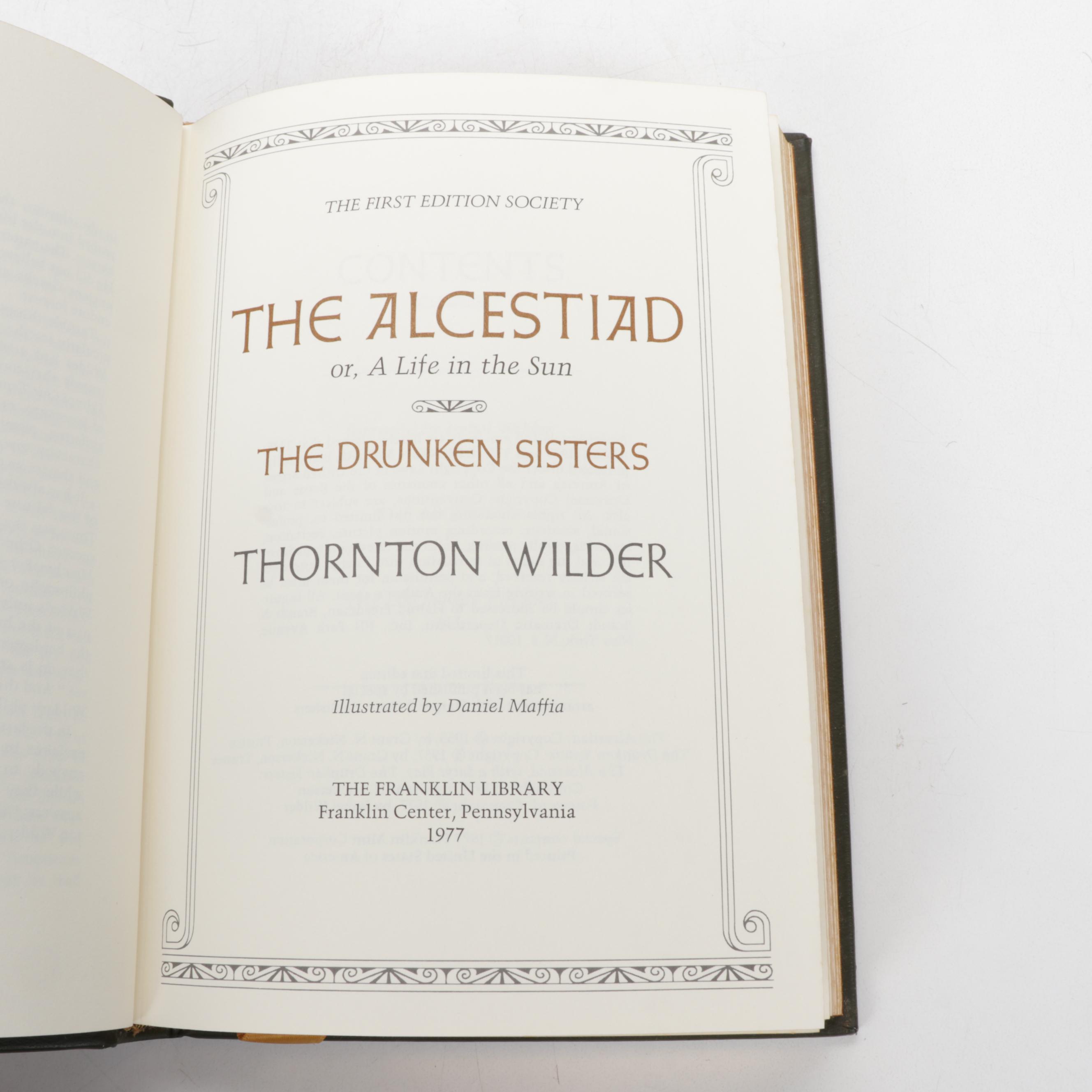 Franklin Library First Edition "Picture Palace" by Paul Theroux and More Books