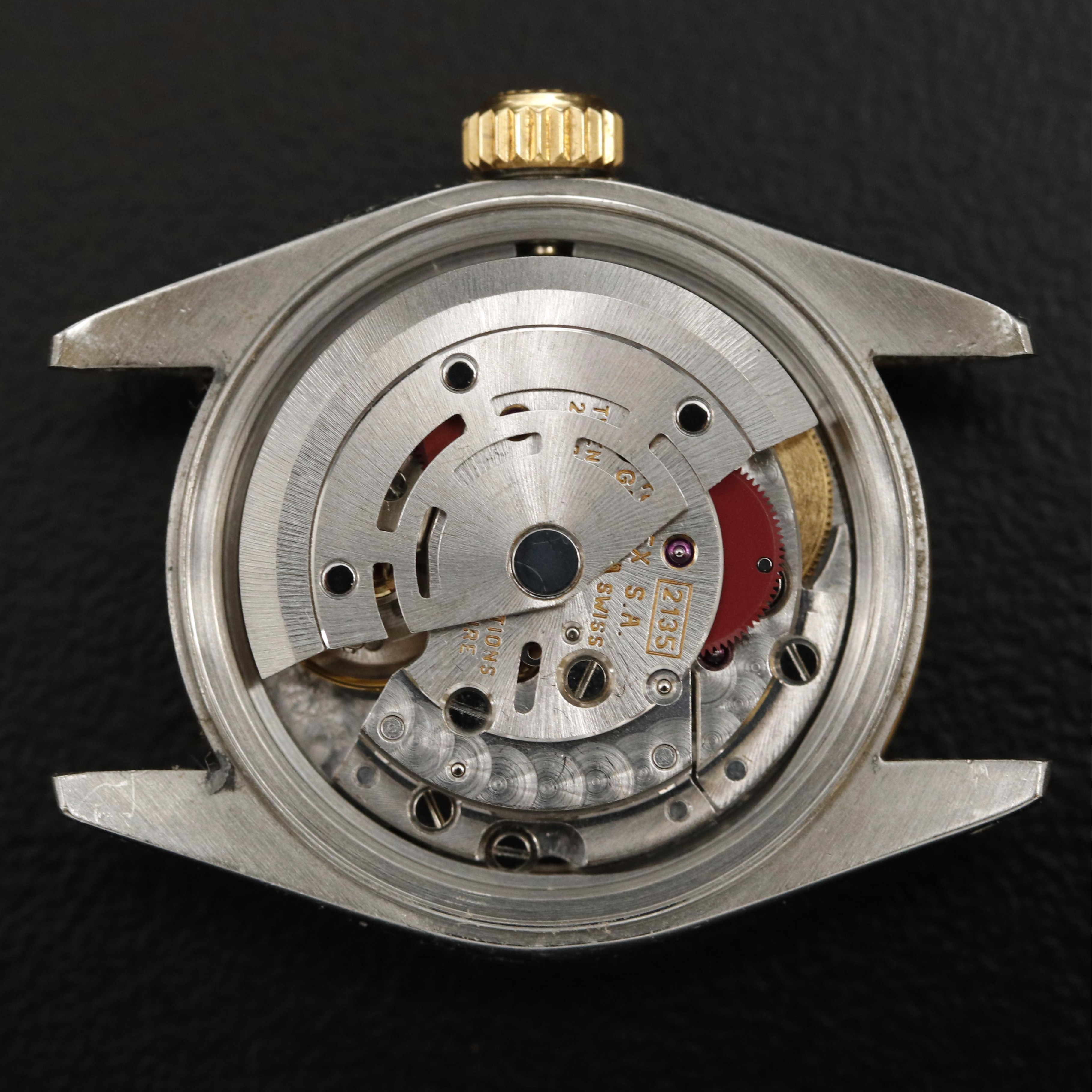 1991 Rolex Datejust Gold Roman, Ivory Pyramid Dial Watch