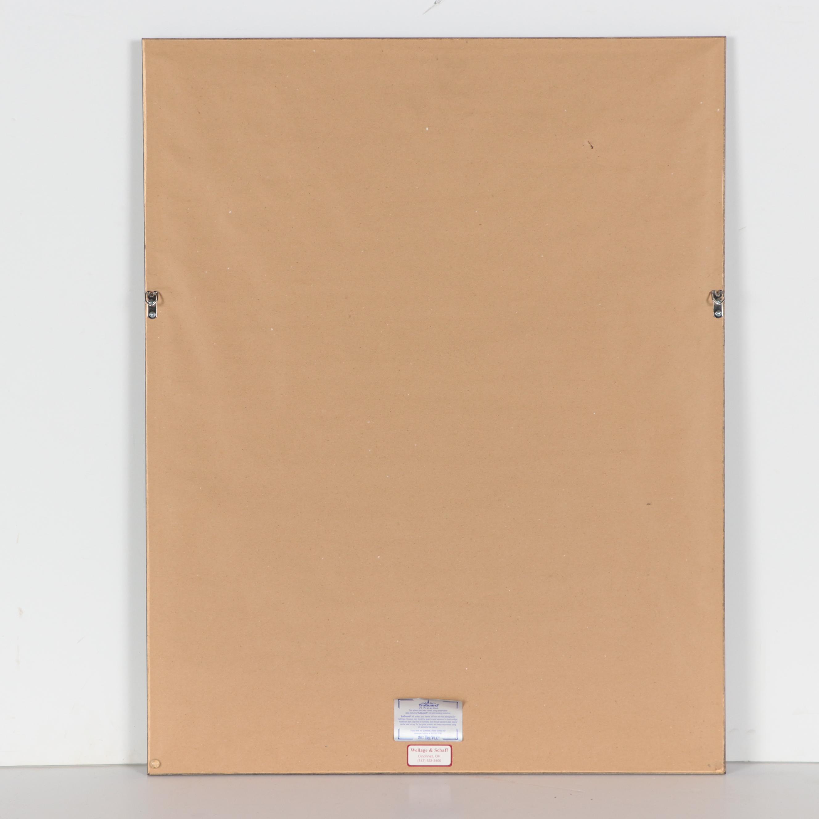 Carol Selonick-Solinger Linoleum Cut "Metamorphosis," Late 20th century