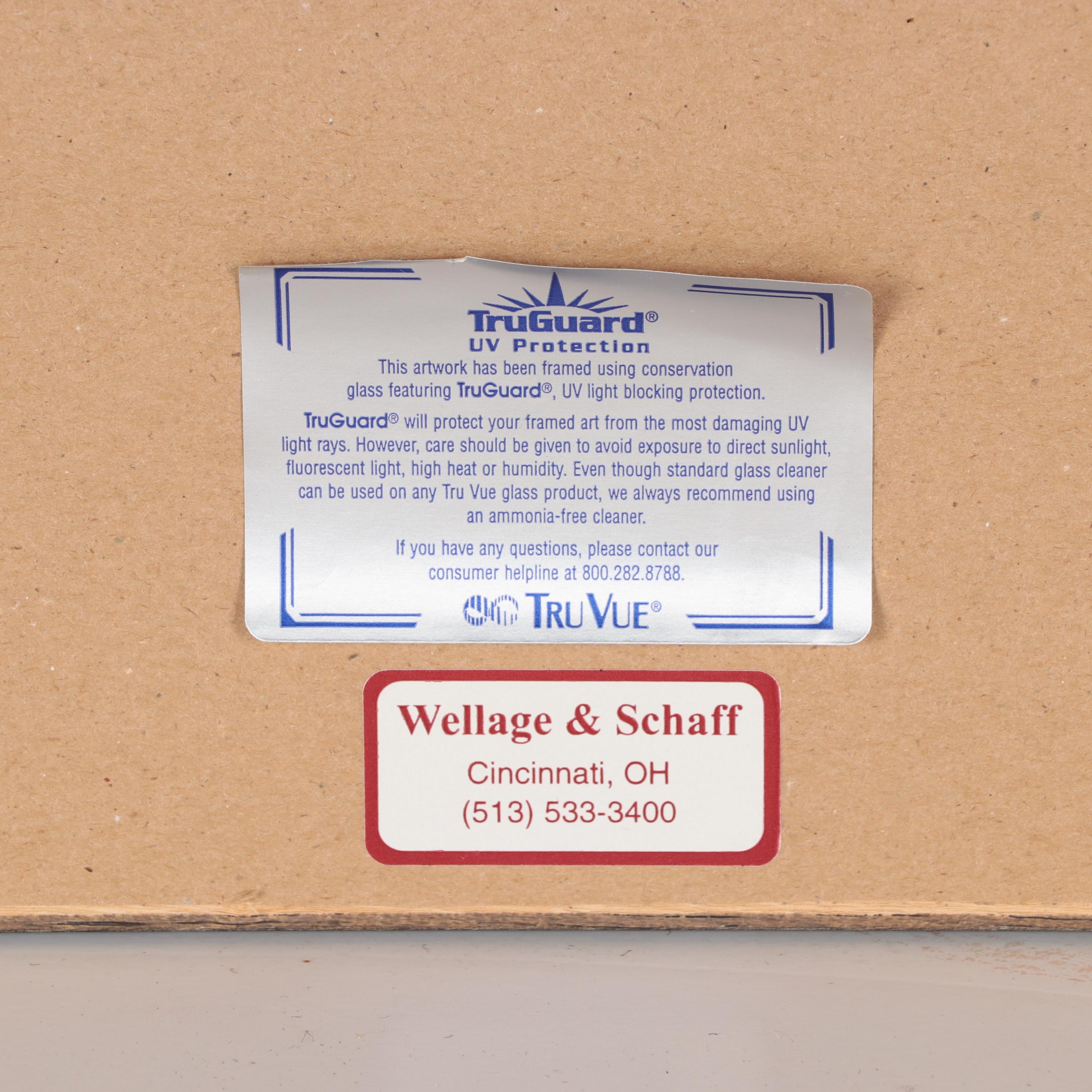 Carol Selonick-Solinger Linoleum Cut "Metamorphosis," Late 20th century