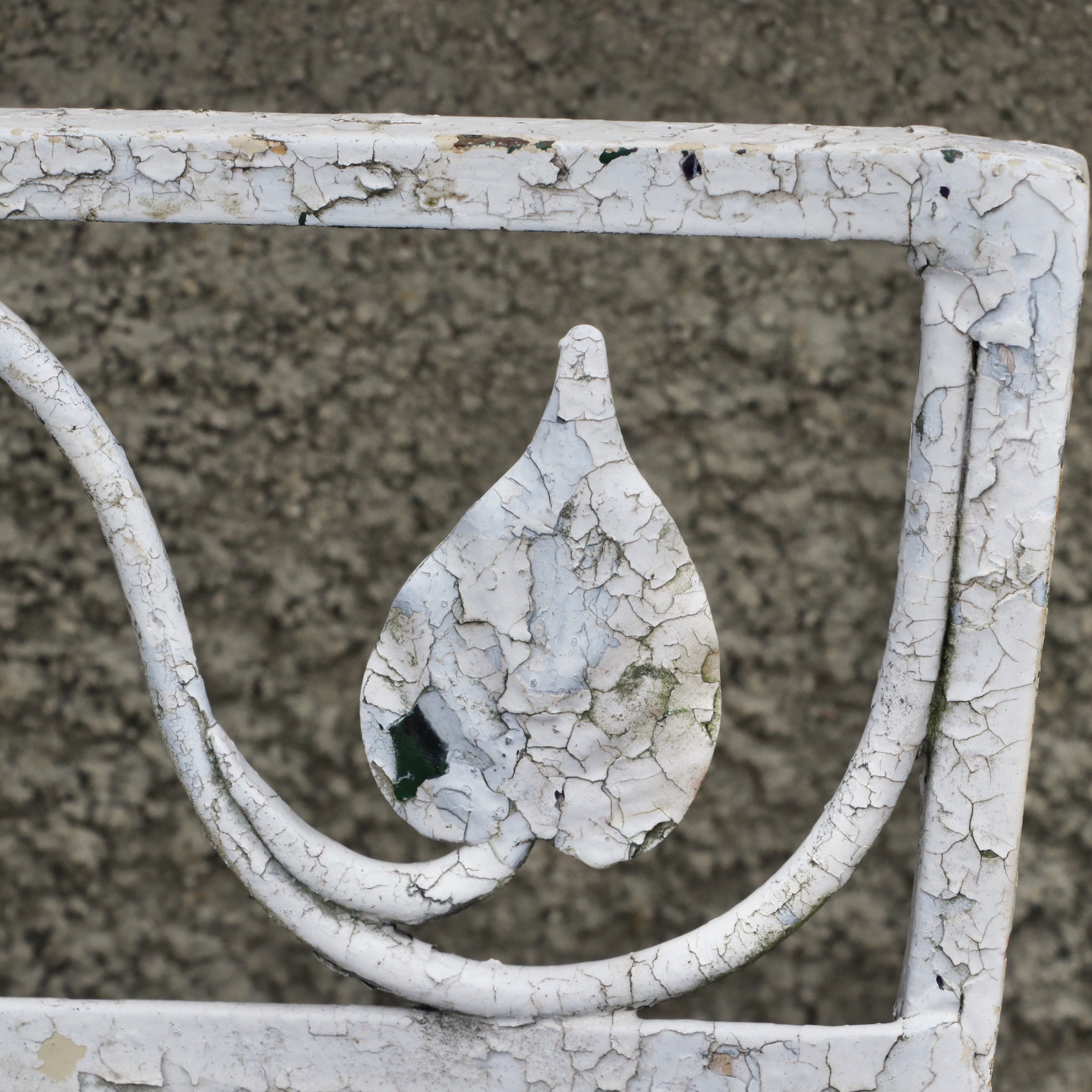 Anthropologie White Wire Bistro Set and Two Additional Metal Chairs