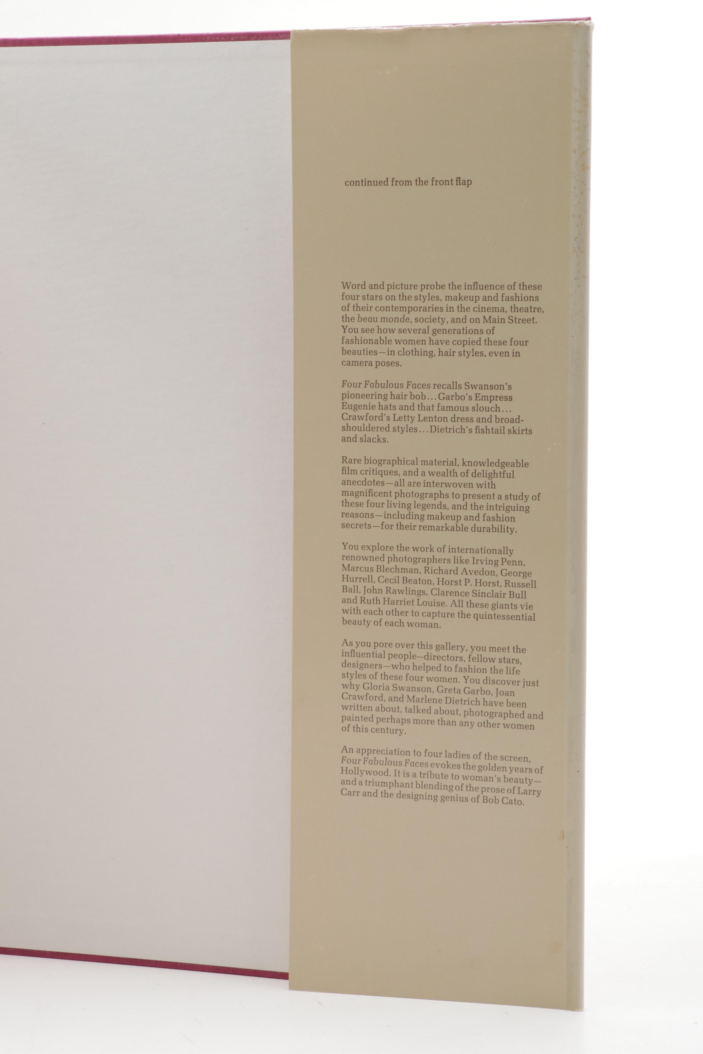 "Four Fabulous Faces: Garbo, Swanson, Crawford, Dietrich" by Larry Carr, 1970