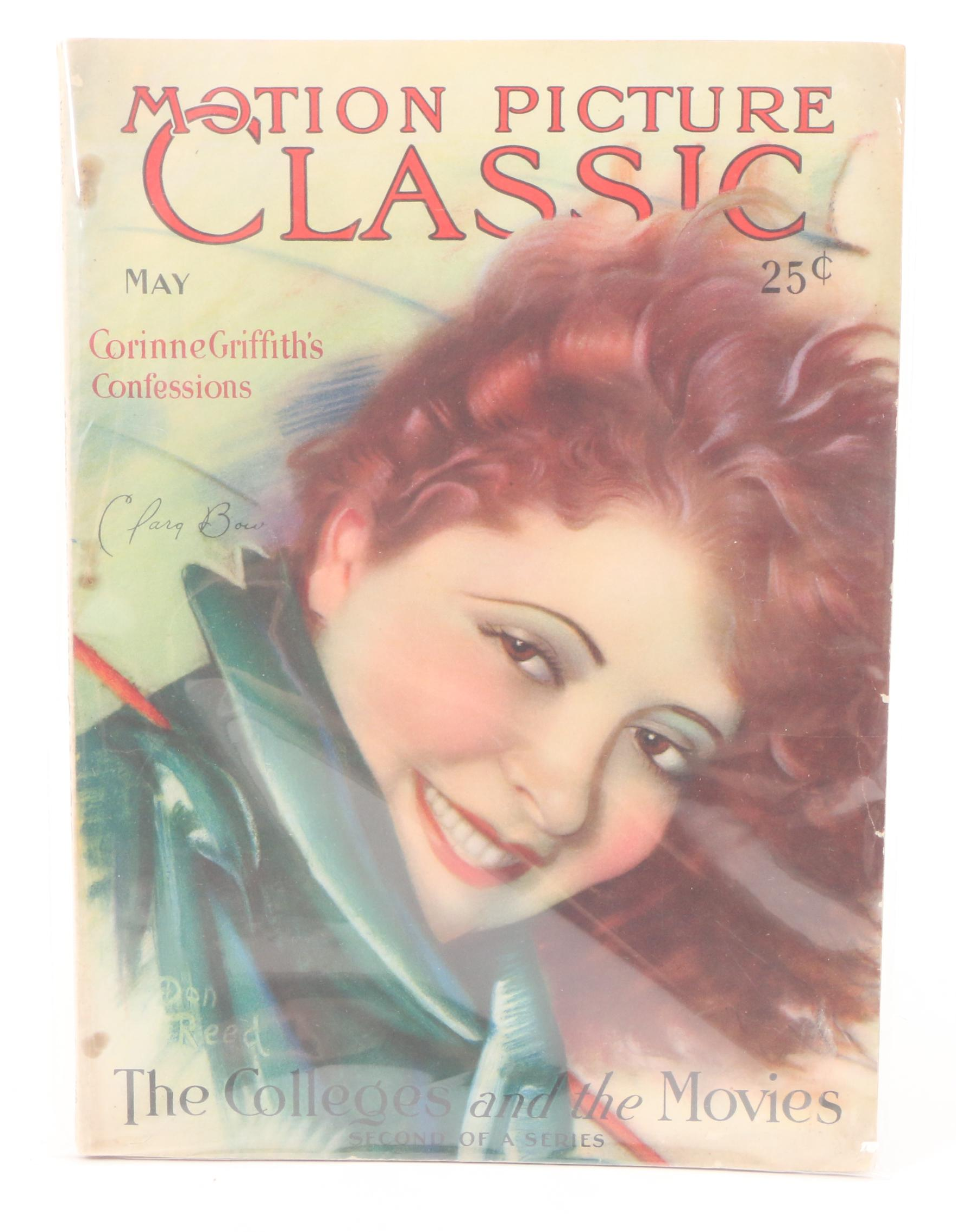 "Motion Picture Classic" Film and Movie Magazines, Early to Mid-20th Century