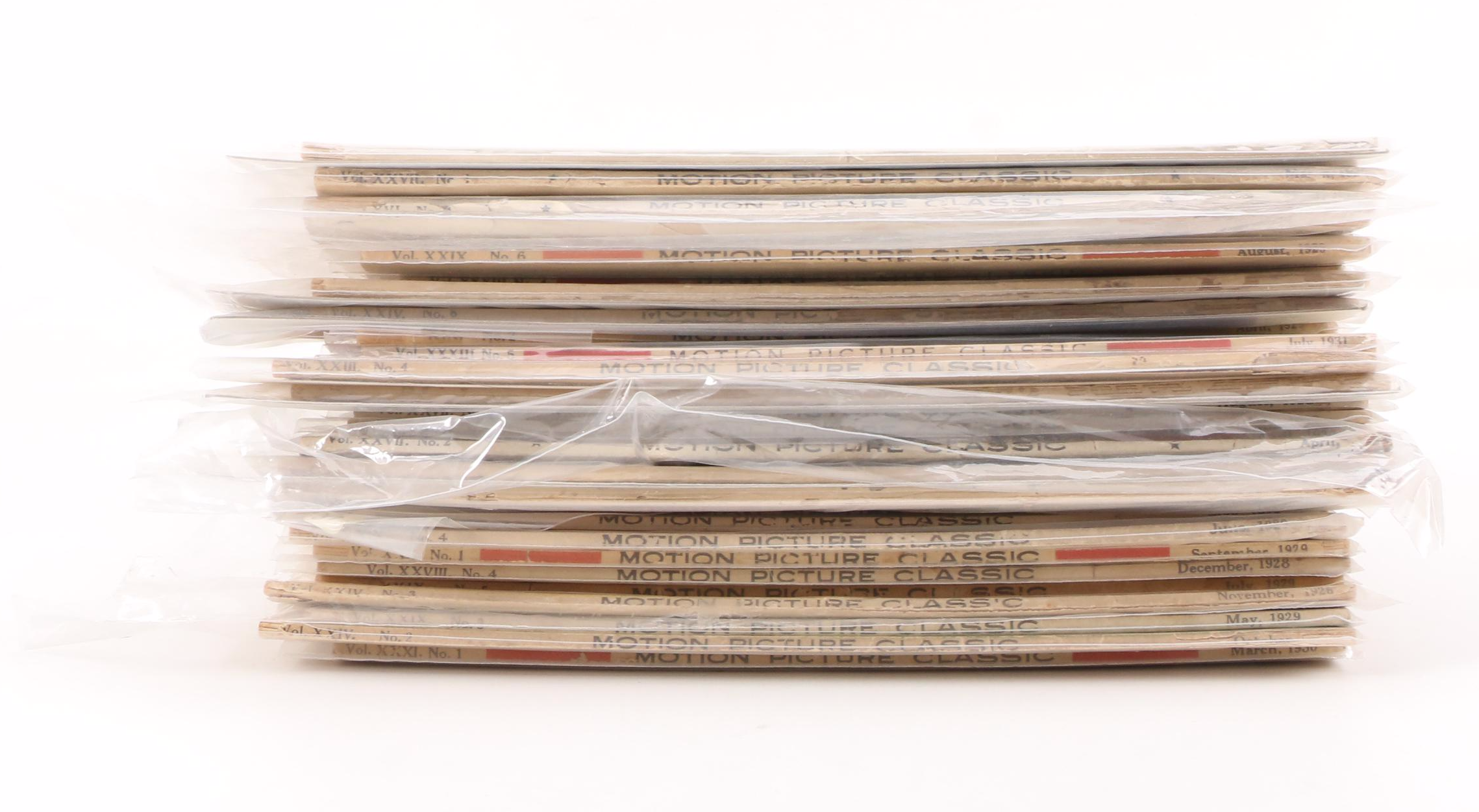 "Motion Picture Classic" Film and Movie Magazines, Early to Mid-20th Century